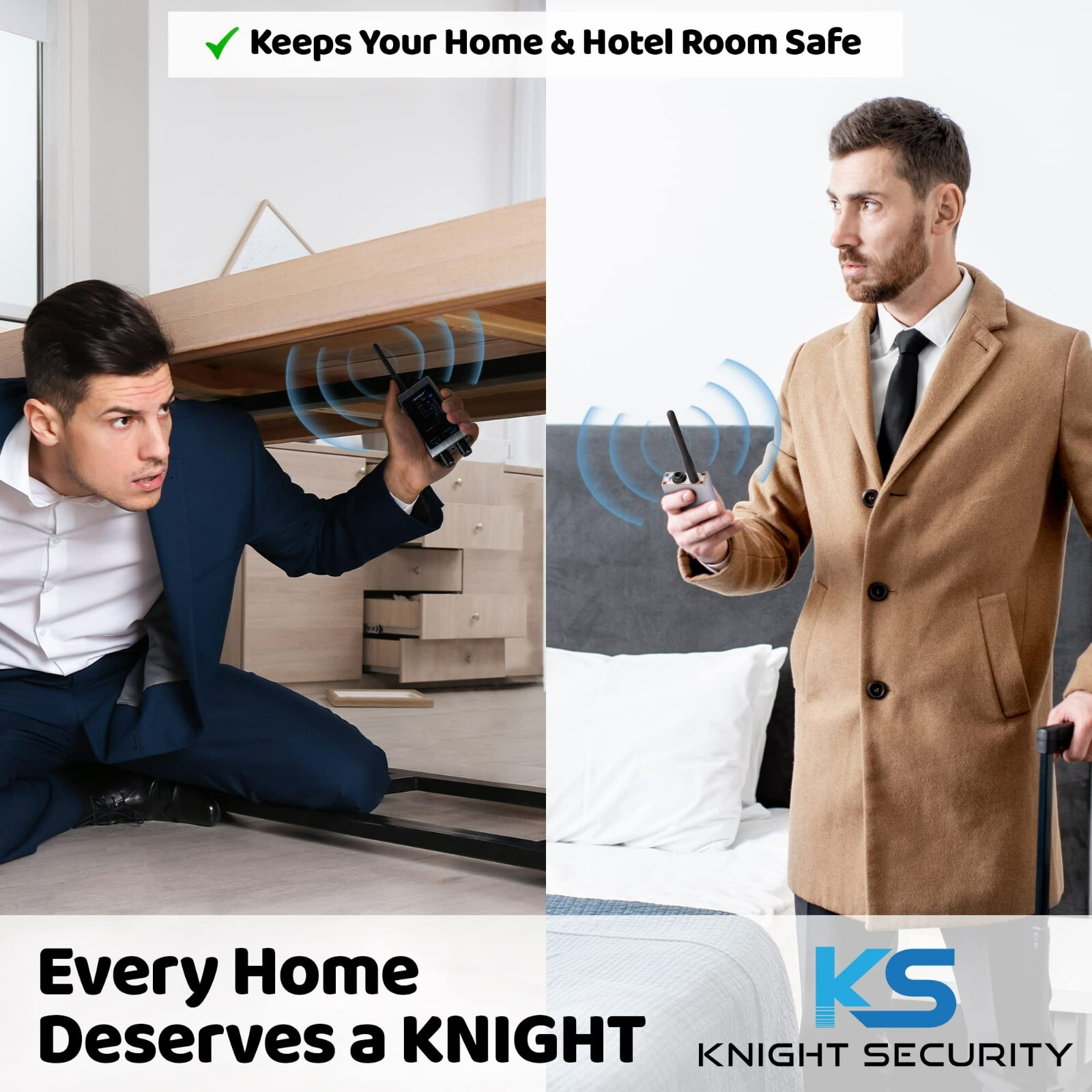 Knight Hidden Devices Detector - Hidden Camera Detectors RF & Bug Detector NEW