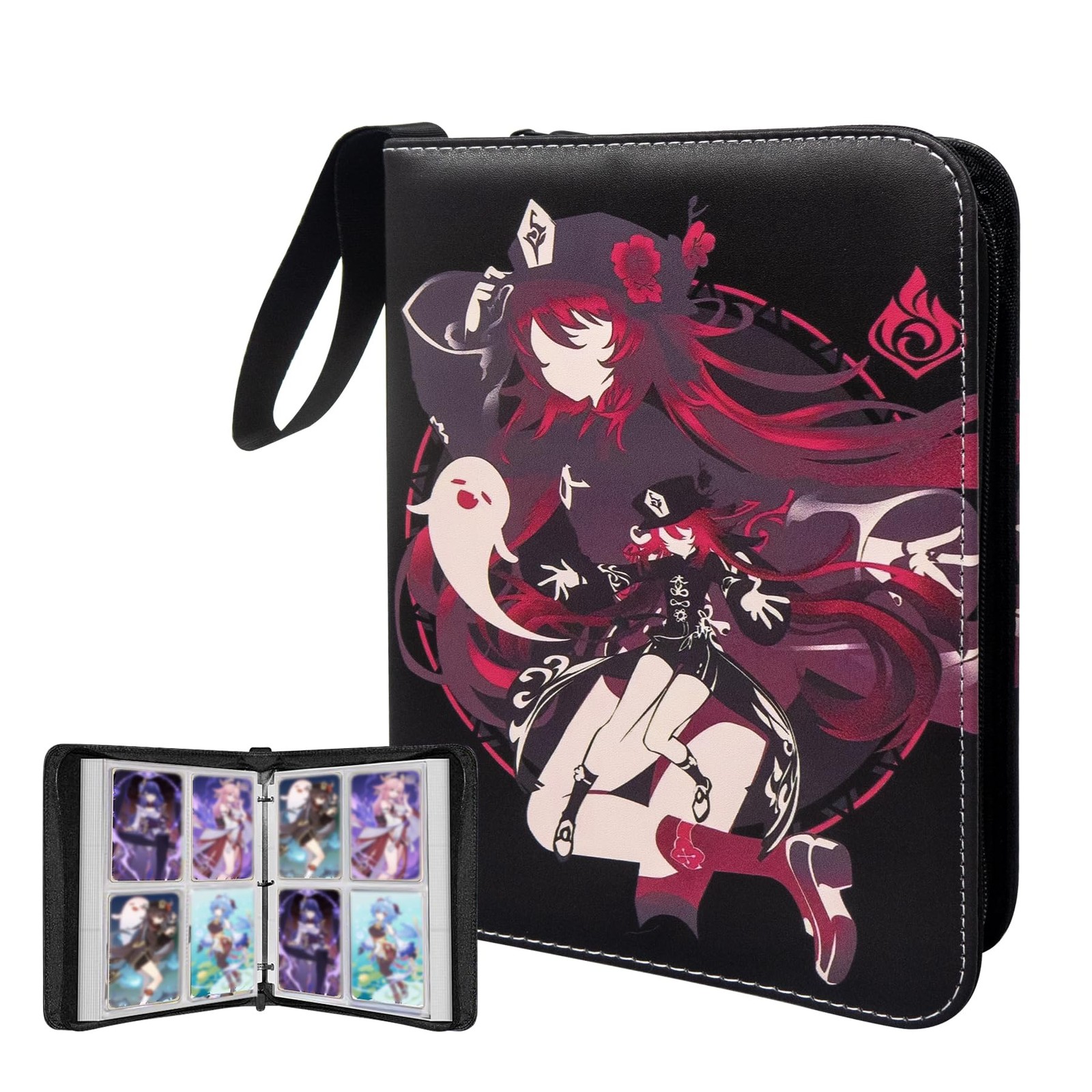 Card Binder for Cards,4 Pocket with 50 Sleeves up to 400 Cards,Waterproof Car...