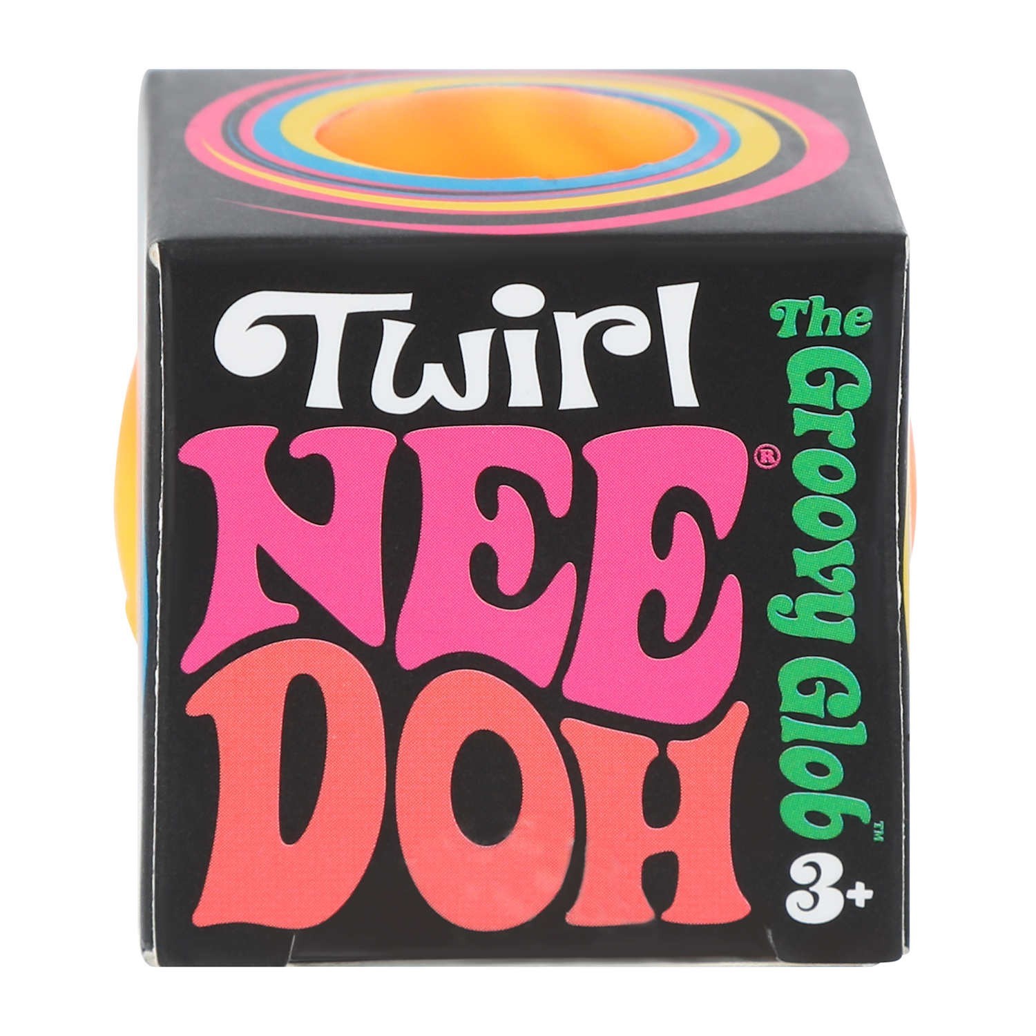 Nee Doh Twirl The Groovy Glob Squish Toy(RANDOM COLOR)