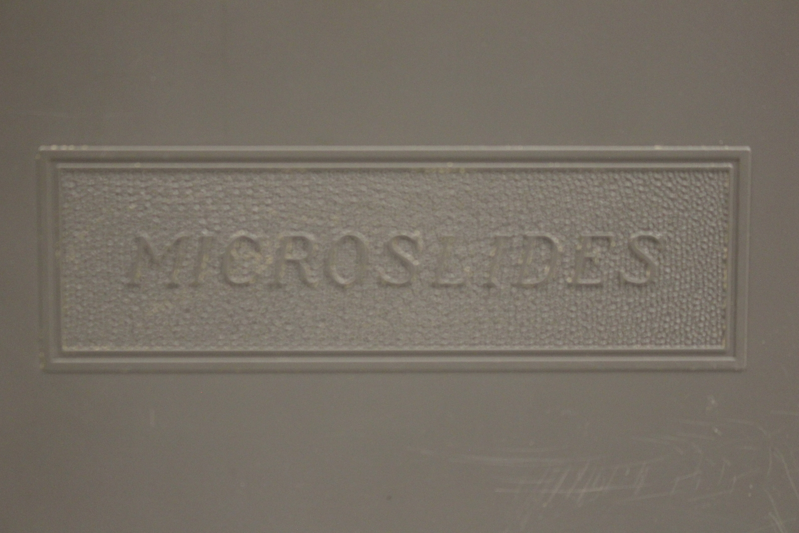 Vintage Microscope Microslides Storage Case - Used