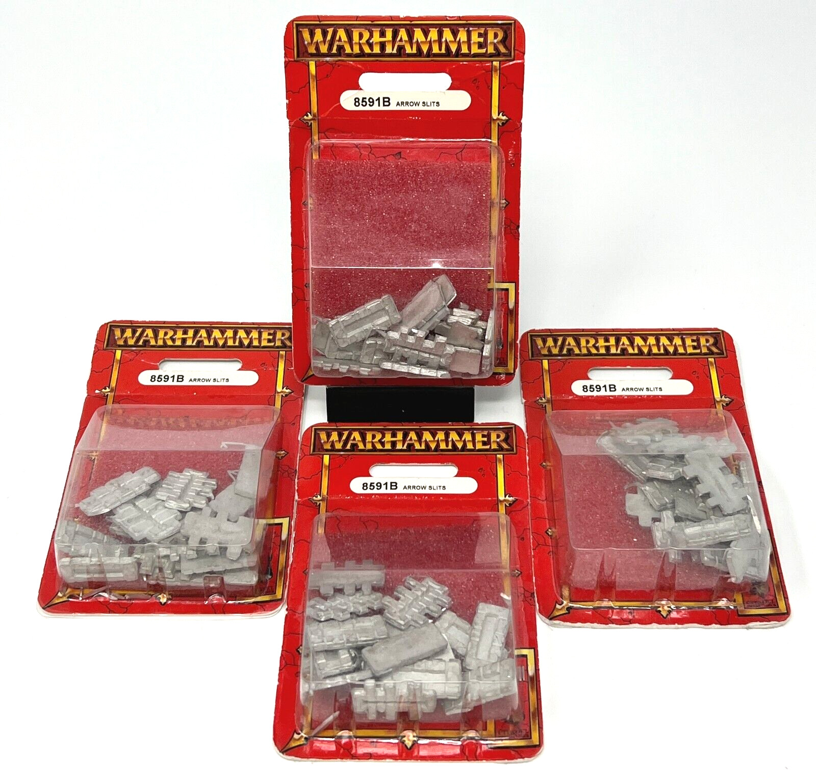Warhammer Fantasy Battles: 8591B - Arrow Slits Lot - 4 NEW SEALED BLISTERS GW