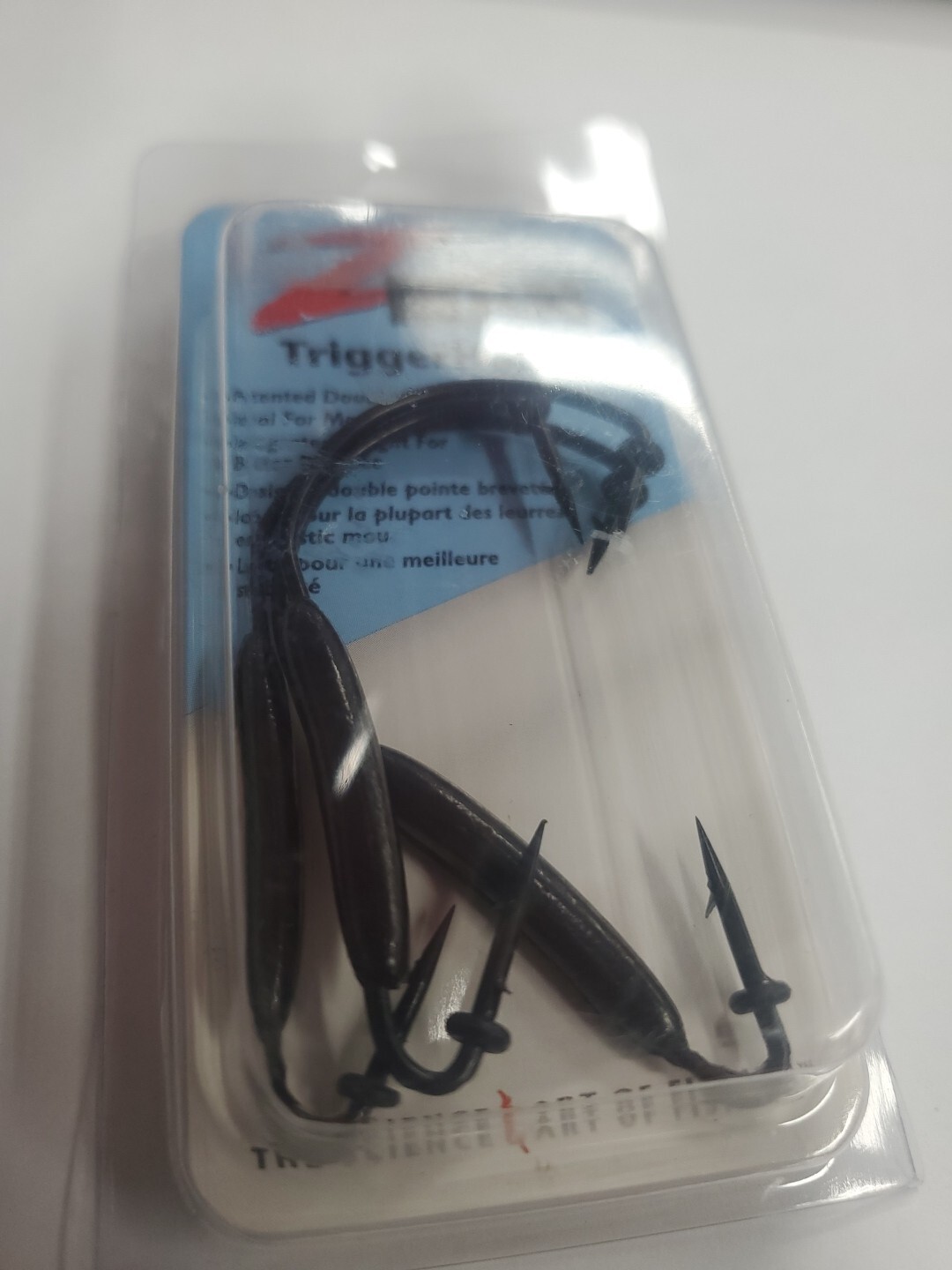 Pack of 3 Zman Trigger Hooks for Soft Plastics - Size 4/0 - 1/8 oz