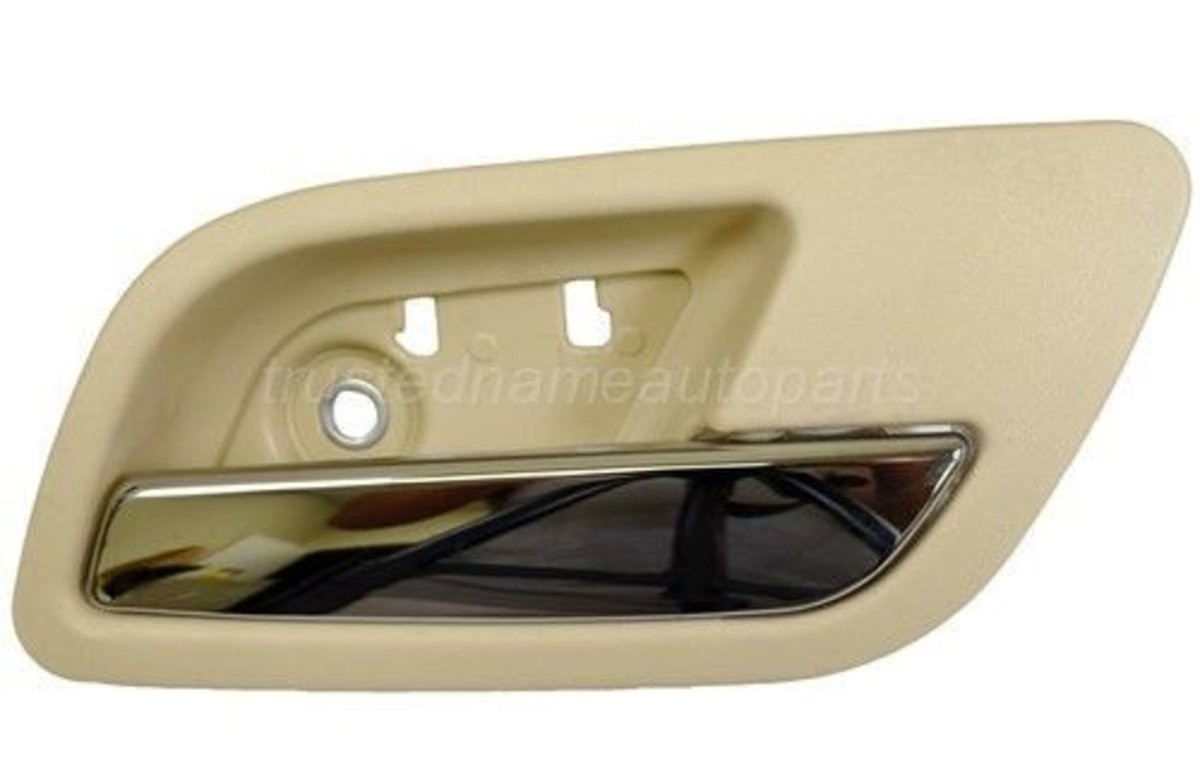 fits 2007 to 2013 Escalade EXT Interior Door Handle Chrome Beige Front Right