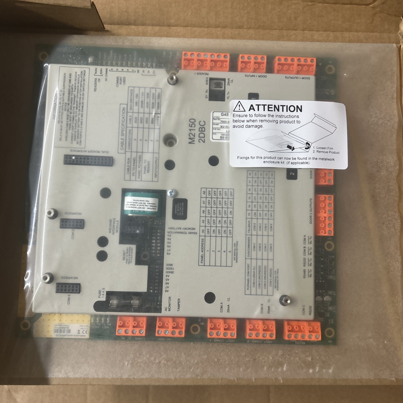 Amag Symmetry M2150-2DBC # G4T-M2150-077/M-S Extended Door Monitoring