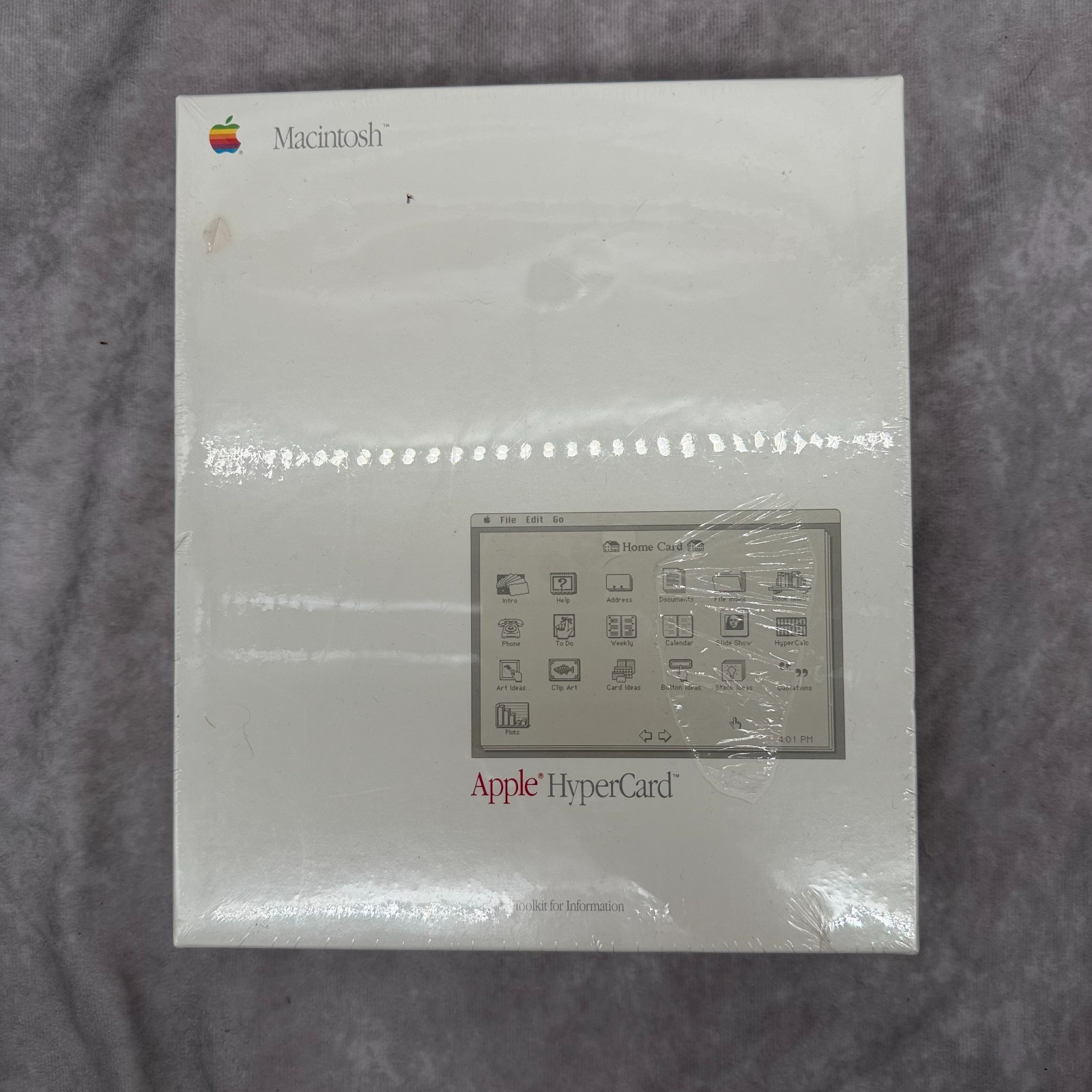 Vintage Apple HyperCard Macintosh Boxed Software M0556 NOS Sealed 1987 Mac