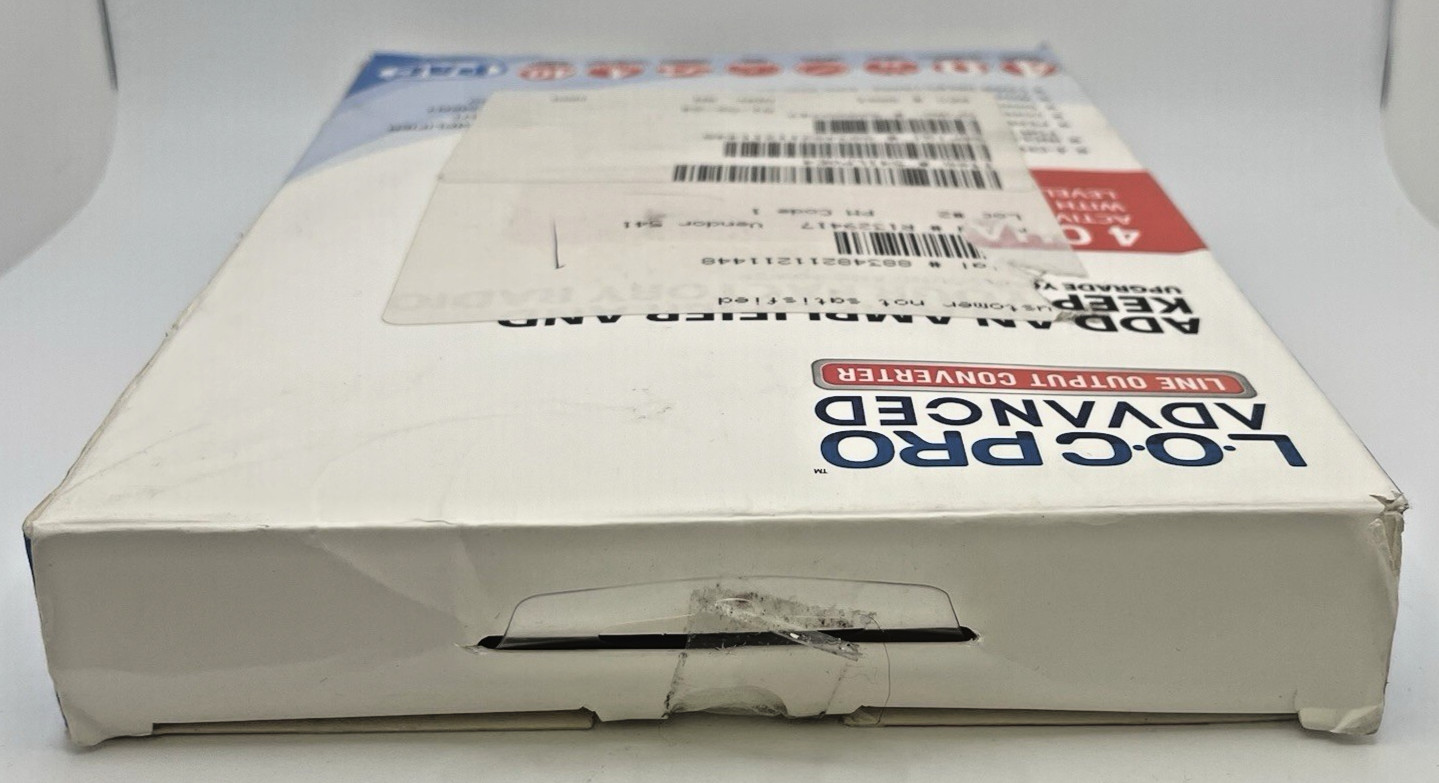 PAC LPA-E.4 LocPRO Advanced 4-CH Active Line Output Converter NEW-OPEN BOX #E110