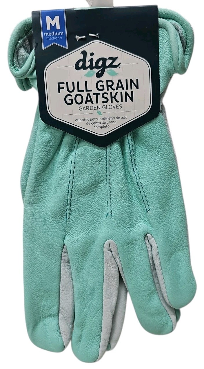 Digz 78221-26 Women's Leather Gloves, Goatskin, Medium - New
