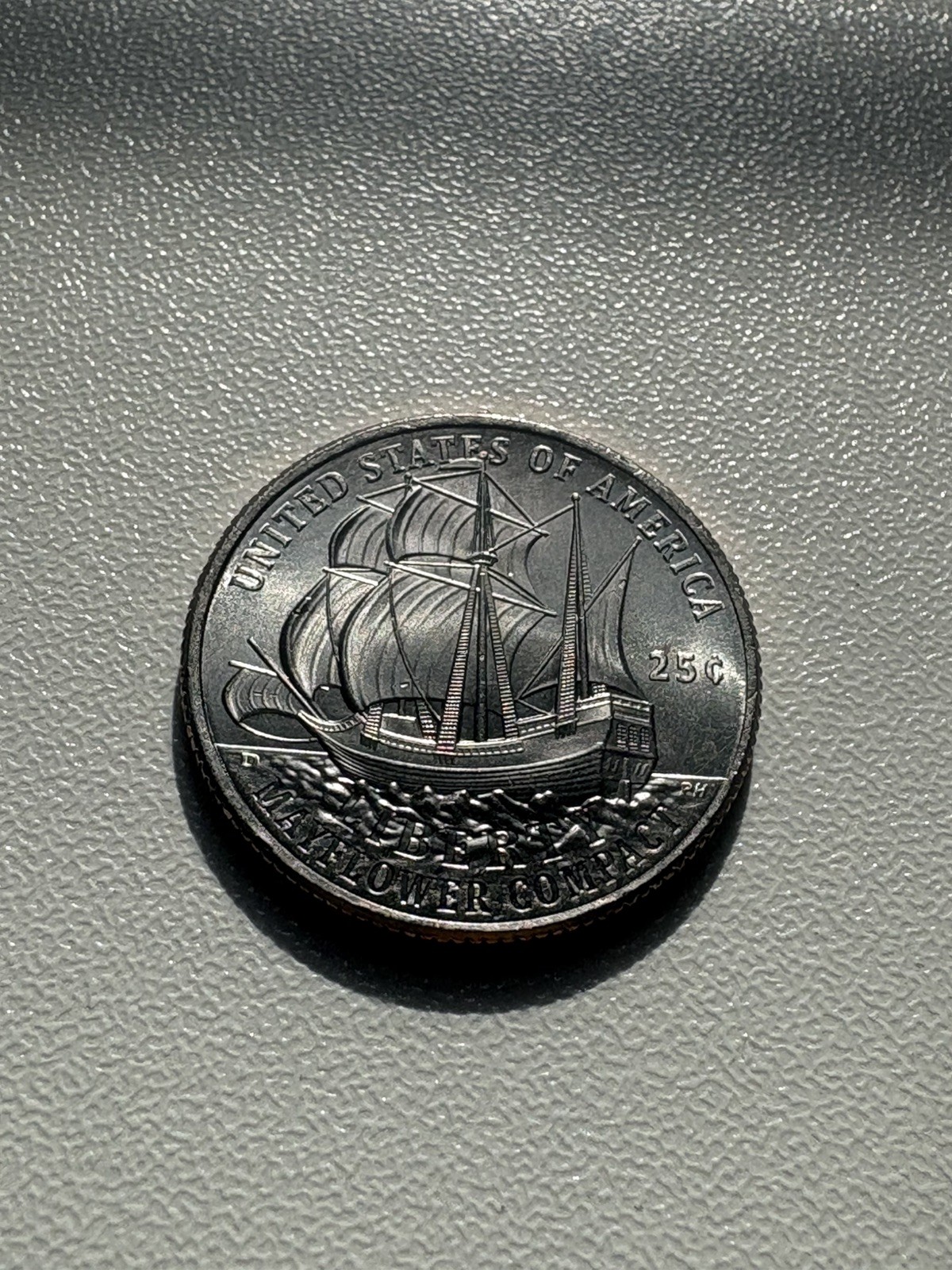 2026 Mayflower Compact quarter error! E Pluribus Unum