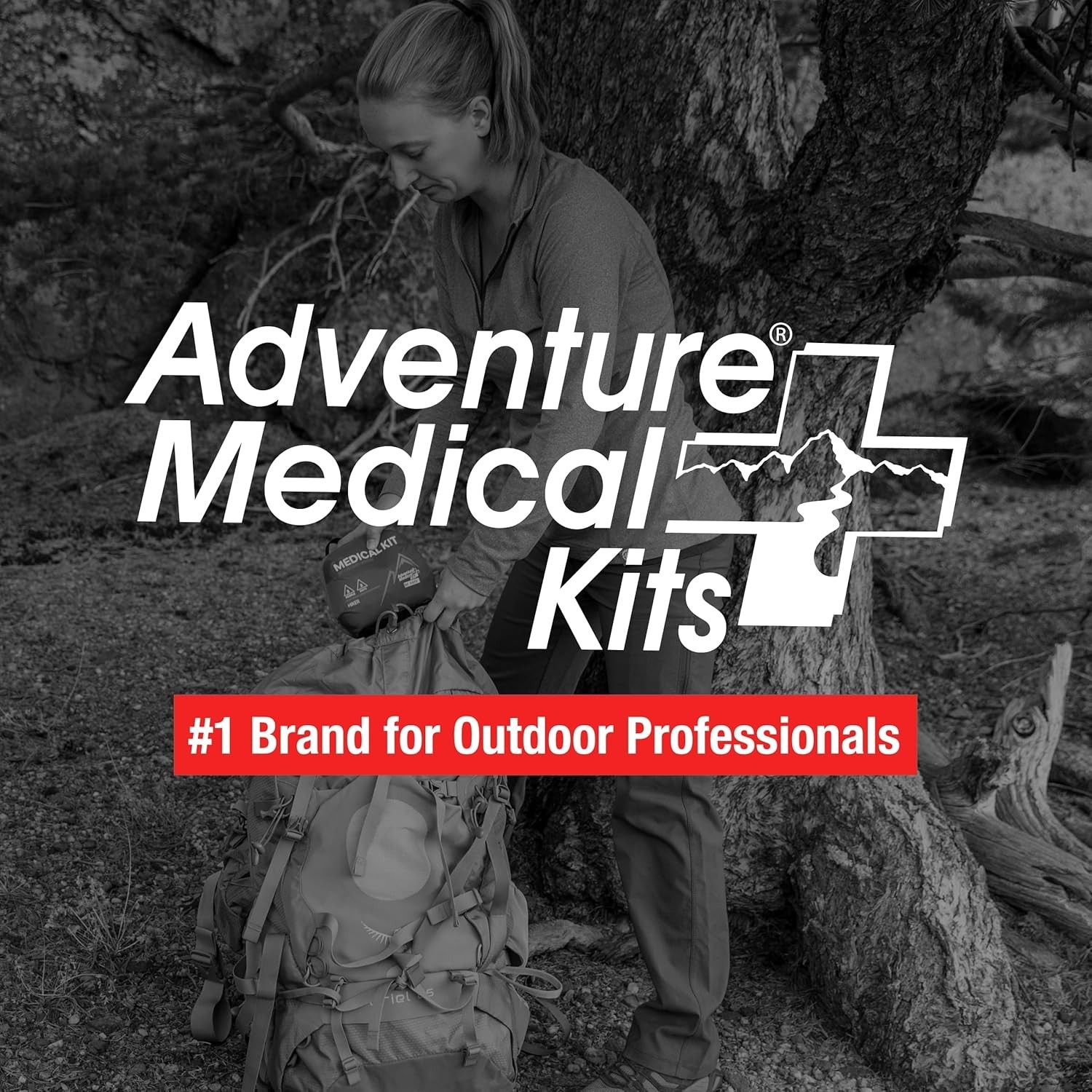 Durable Hiking First Aid Kit for 2 - Complete Care with Trauma Pad & Bandages
