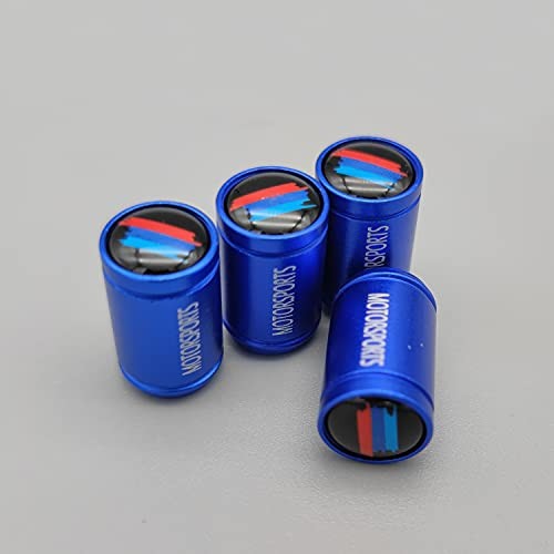 Tire Valve Stem Caps for M 1 2 3 4 5 6 7 8 Series X1 X2 X3 X4 X5 X6 X7 M3 blue