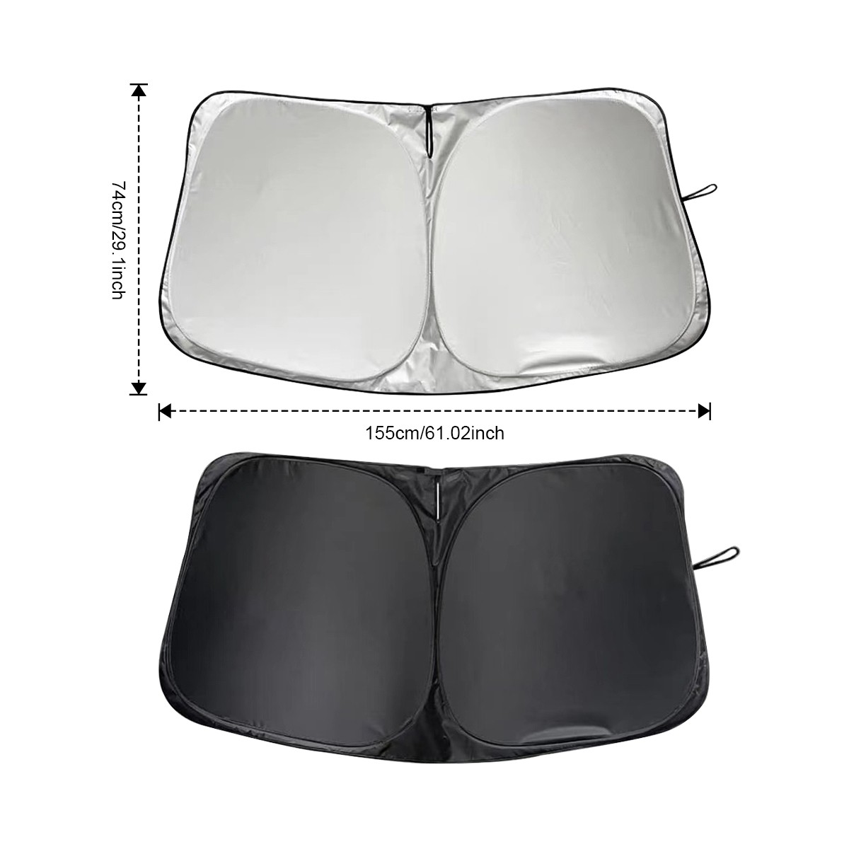 For Silverado 1500 15-18 Foldable Car Windshield Front Window Sun Shade Cover