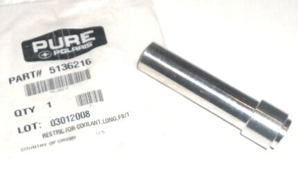 POLARIS PURE OEM NOS SNOWMOBILE COOLANT RESTRICT OR 5136216