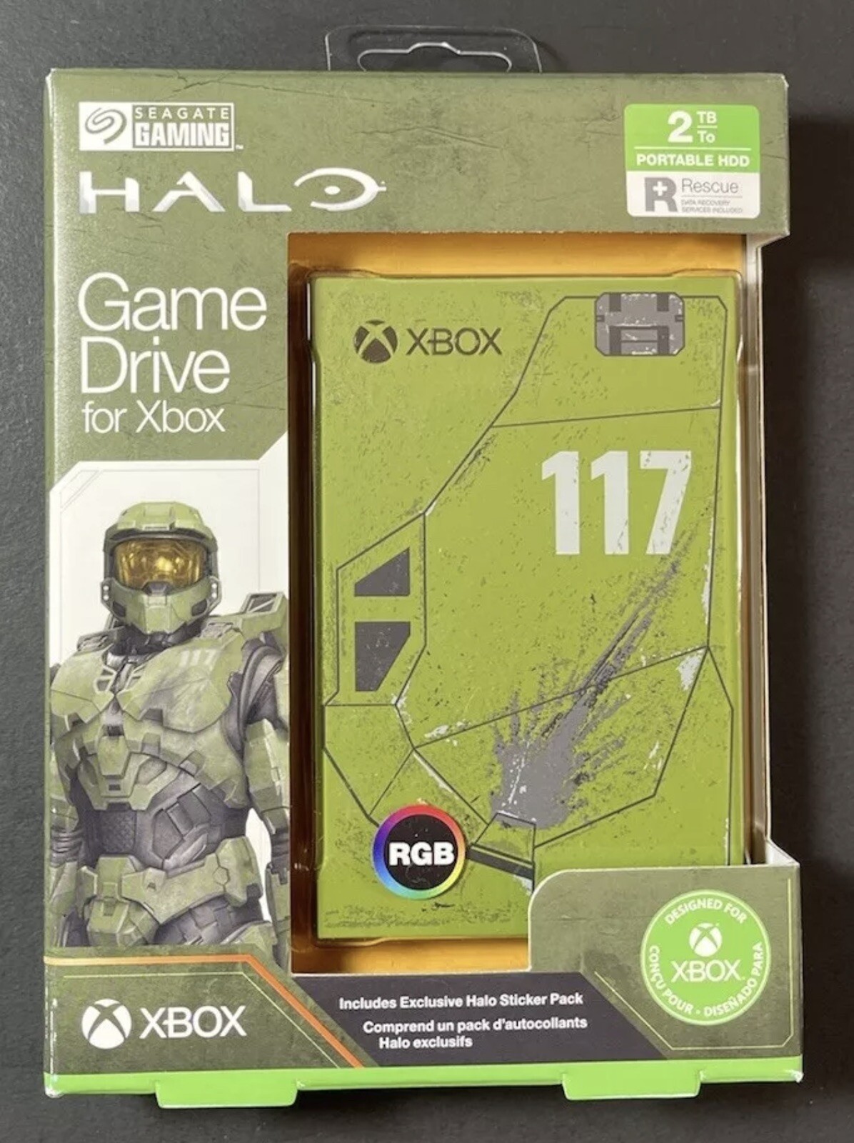 Seagate Halo Infinite Special Edition 2TB Game Drive for Microsoft Xbox...