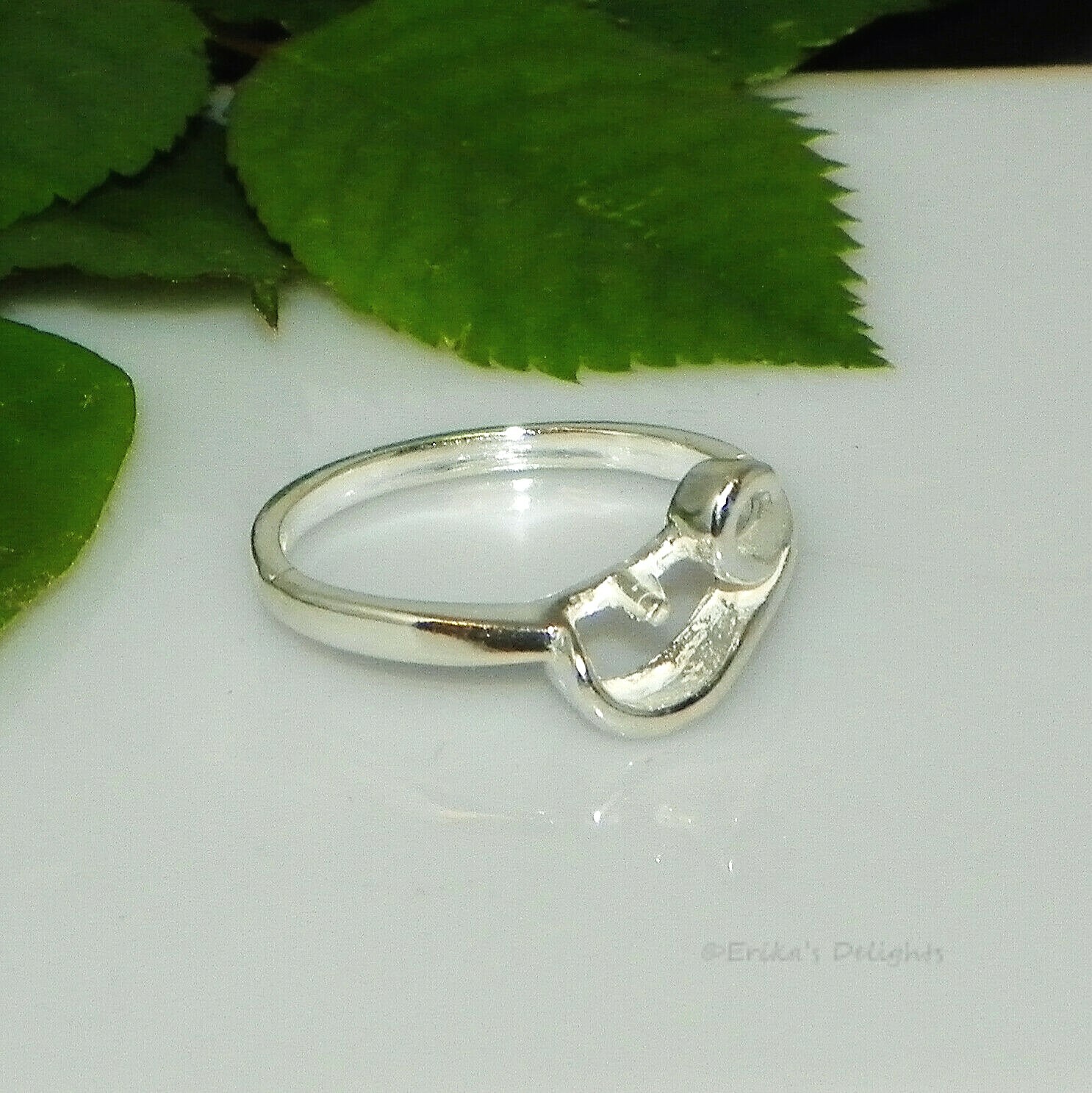 4mm - 8mm Pearl / Bead Sterling Silver Ring Setting (ID# 163-806)
