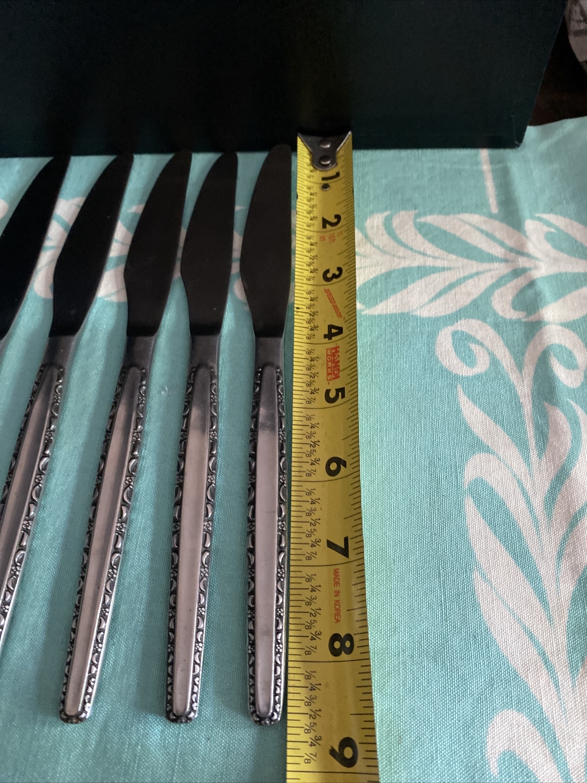 5 Vintage Ekco Eterna ENDOWMENT Stainless Flatware Dinner Knives