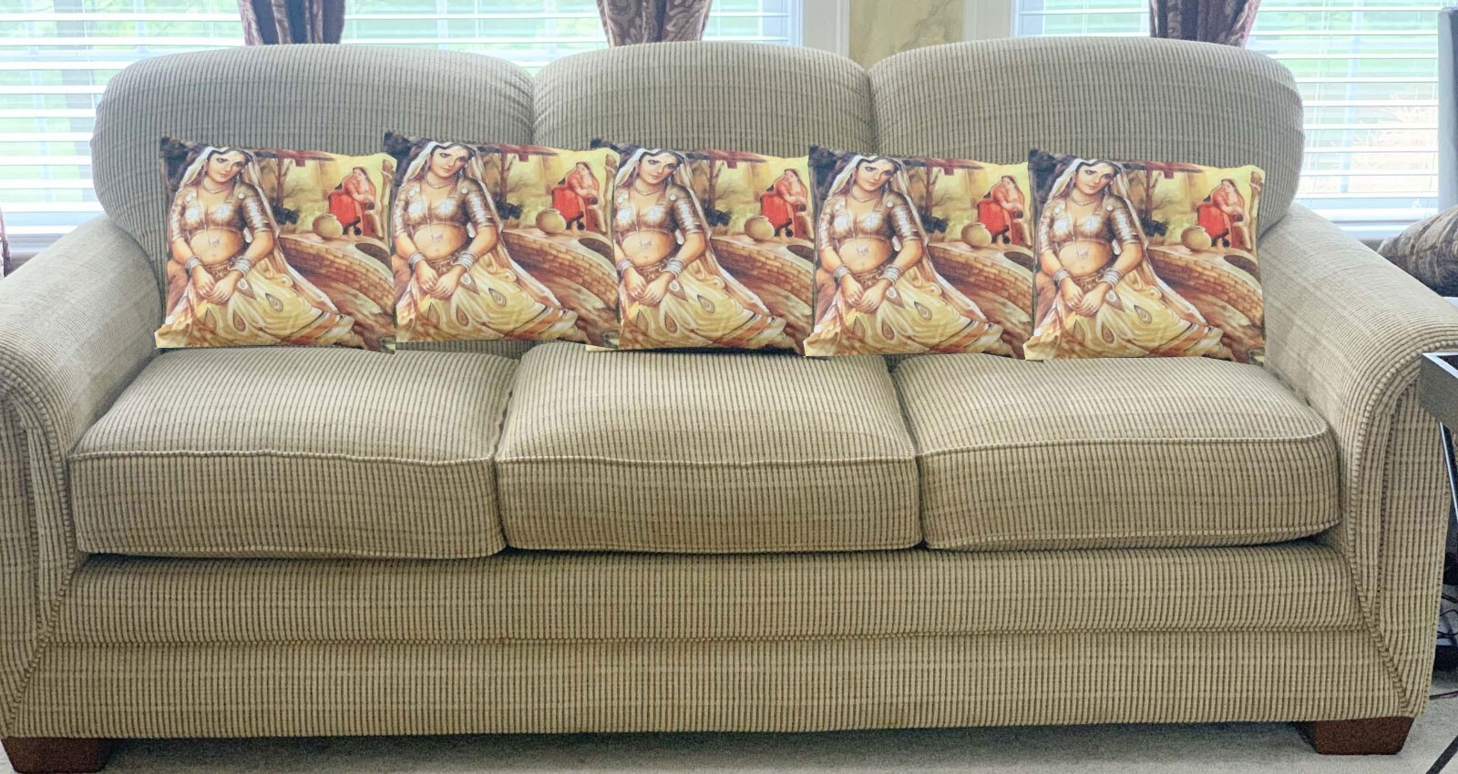 Set of 5 Velvet Pillow Cover Home Sofa Bed Couch Home Decor 15"x15"