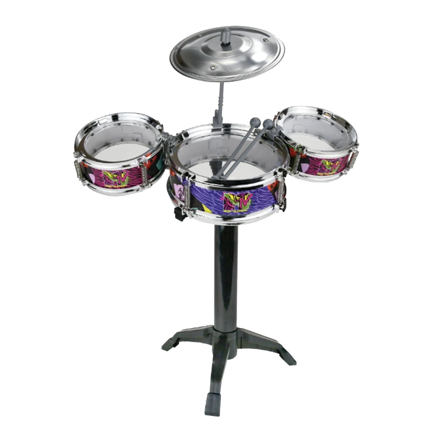 MTV Desktop Drum Set – Officially Licensed Mini Drum Kit for Kids & Adults Ag...