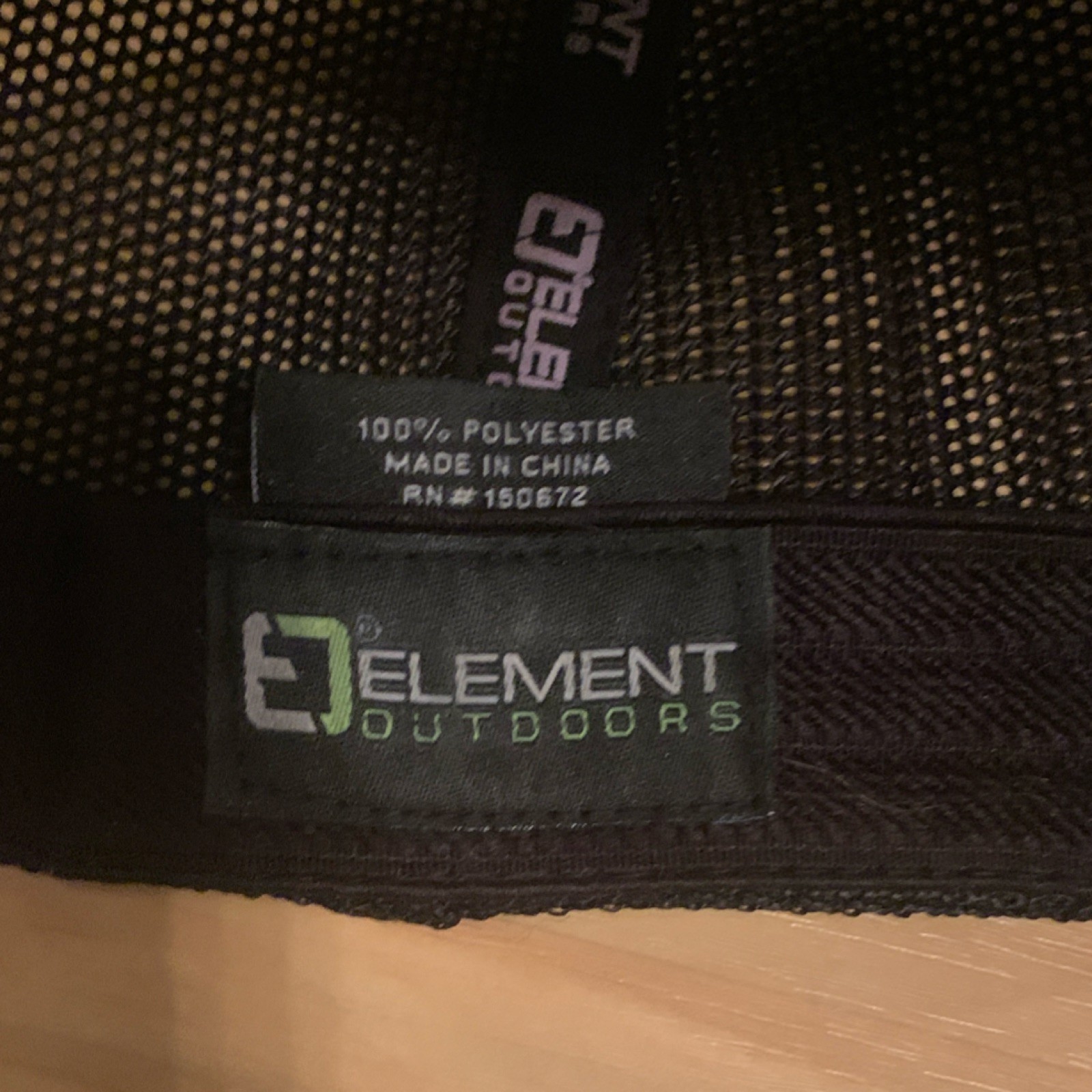 Element Outdoors Realtree Camo Mesh Back Ball Cap Polyester Unisex Adults