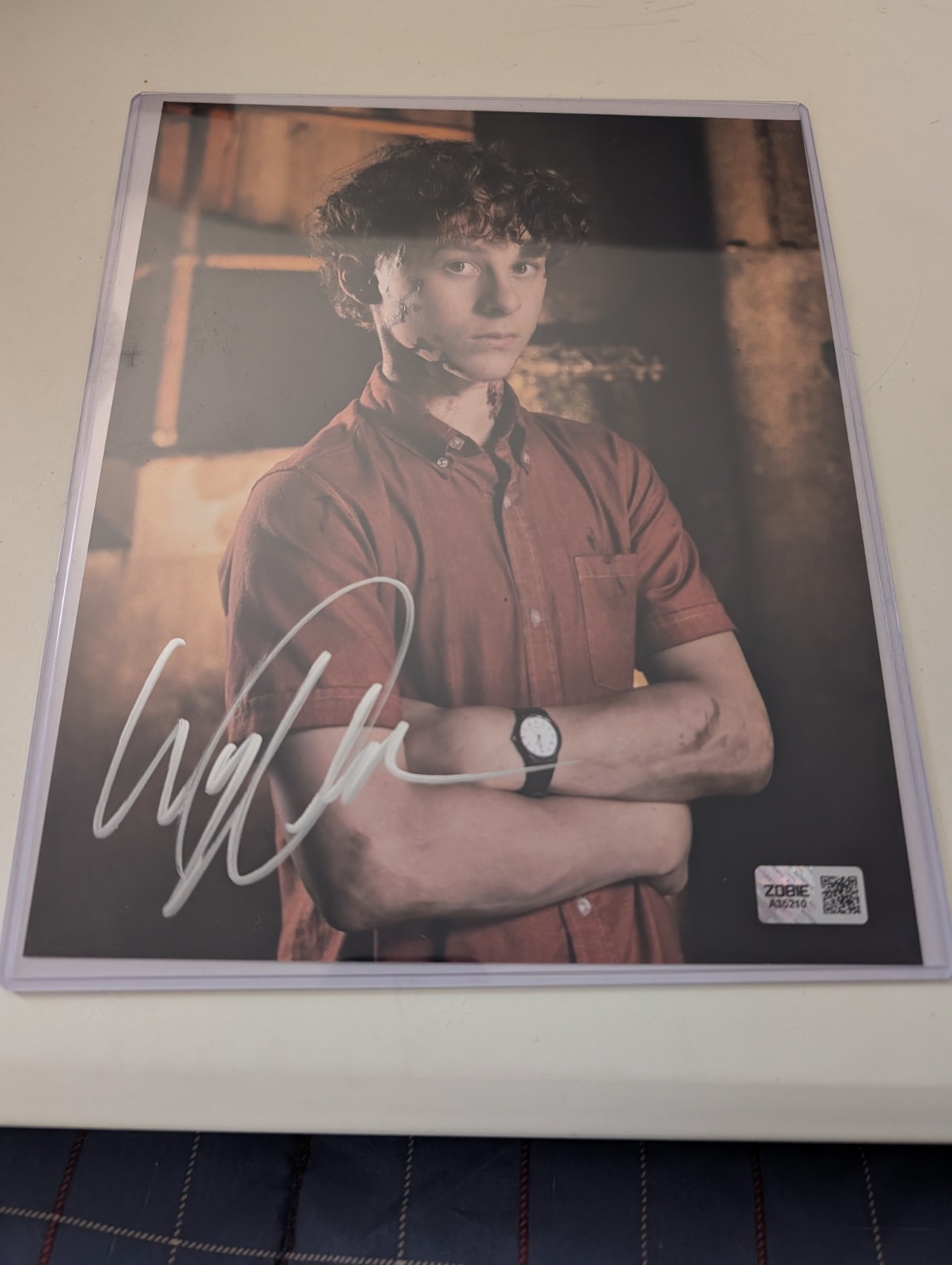 ZOBIE FRIGHT WYATT OLEEF HAND SIGNED PHOTO ZOBIE CERT IT (2017) STANLEY URIS
