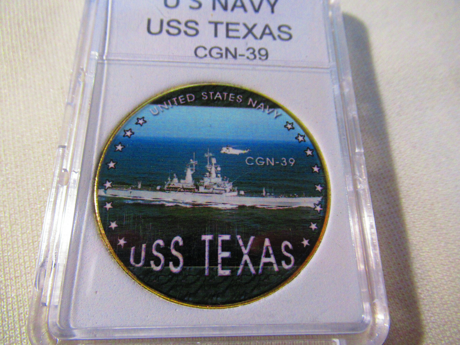 US NAVY - USS Texas (CGN 39) Challenge Coin