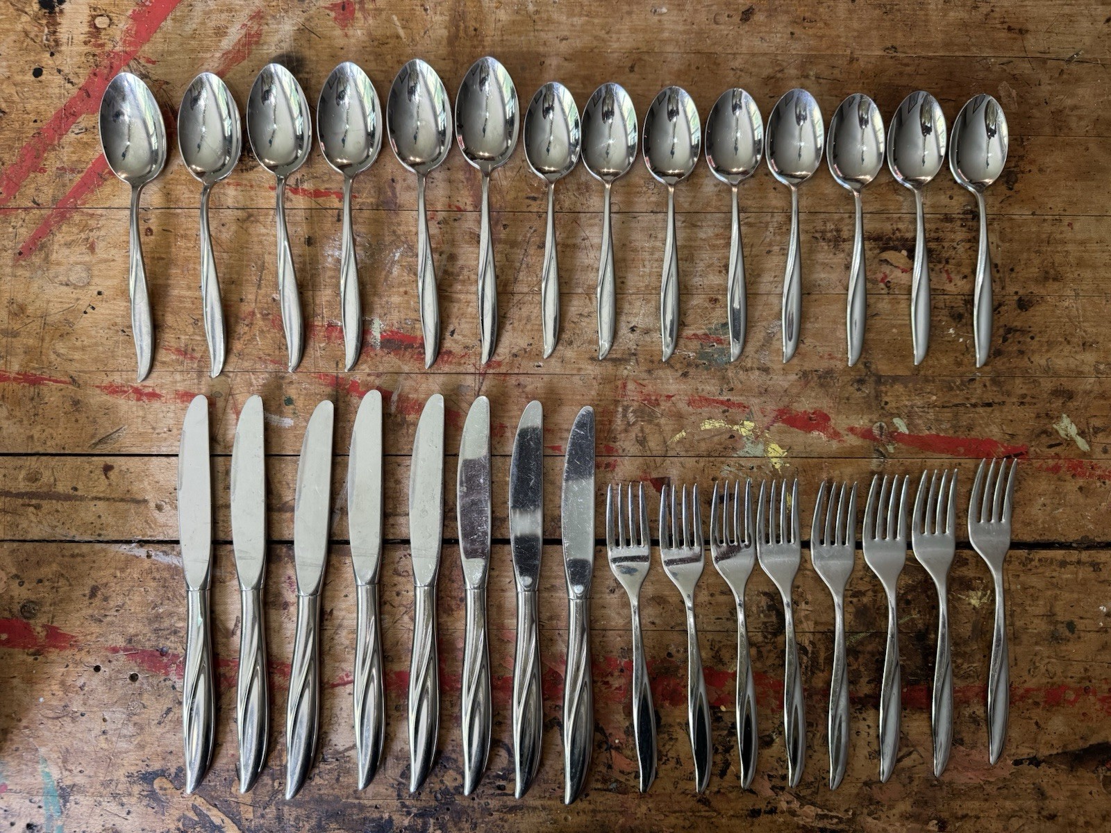 Gorham Waikiki Stainless Flatware (set Of 30)