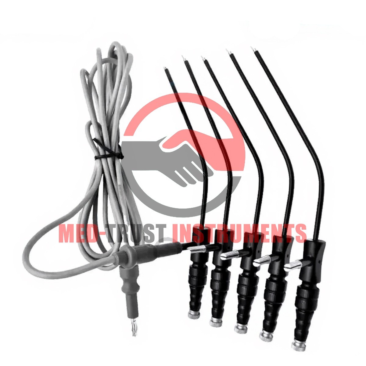 Monopolar ENT Nasal Electro Cautery Frazier Suction Tube 6,7,8,9,10 FR & Cable