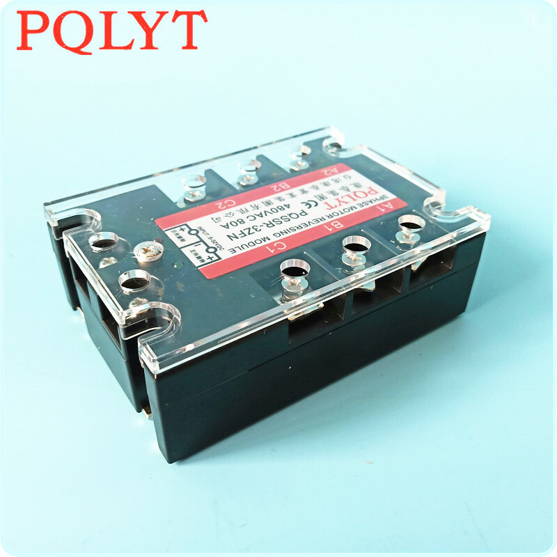 Three-phase Solid State Relay PQSSR-3ZFN 80A Motor Forward and Reverse Module