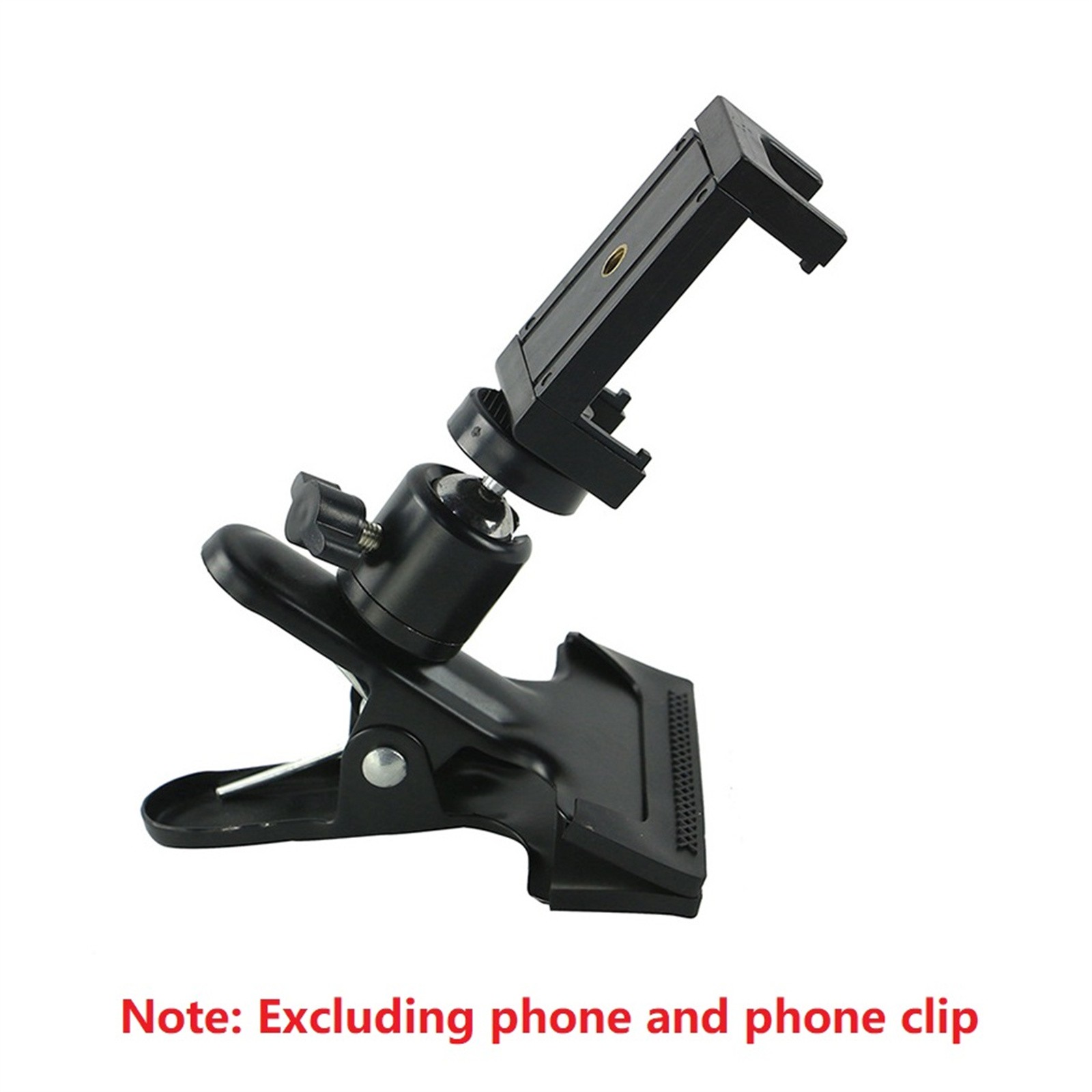 Camera Flash Light Clip Clamp Speedlite Holder Bracket with 360 Swivel Ballhead