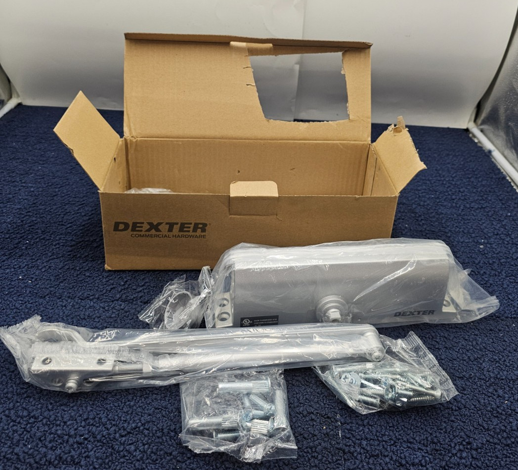 DEXTER DCR800 DCR800.STD.LESS.RW/PA.ALUM Residential Door Closer Aluminum