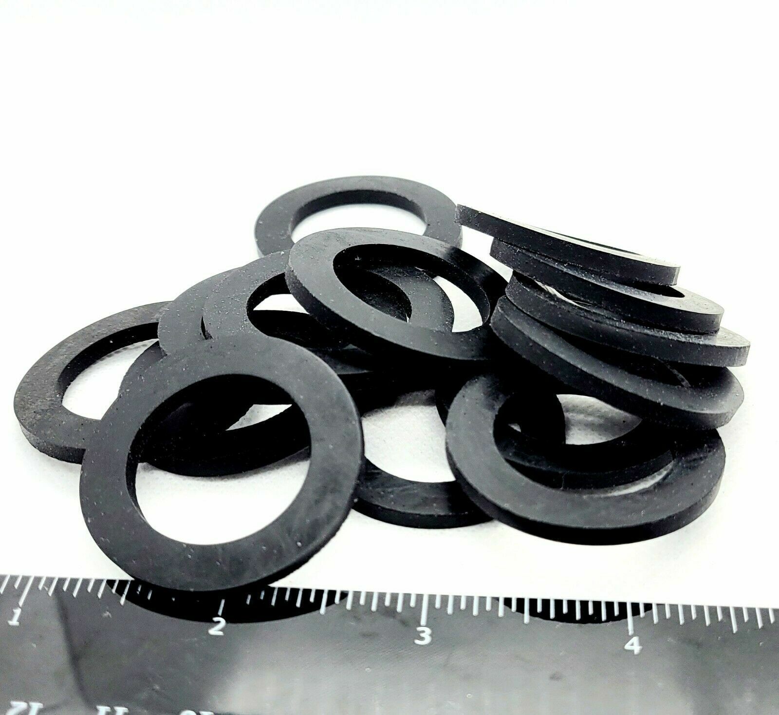 1" ID Rubber Flat Washers 1 1/2" OD 1/8" Thick Spacer Gasket Seal 1 x 1.5 x 1/8