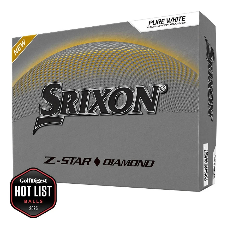 NEW! Srixon Z-Star Diamond Golf Ball - White, One Dozen