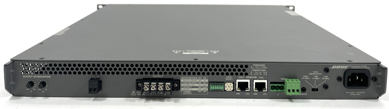 Bose PowerSpace P2600A 2-Channel 600W Versatile Power Amplifier