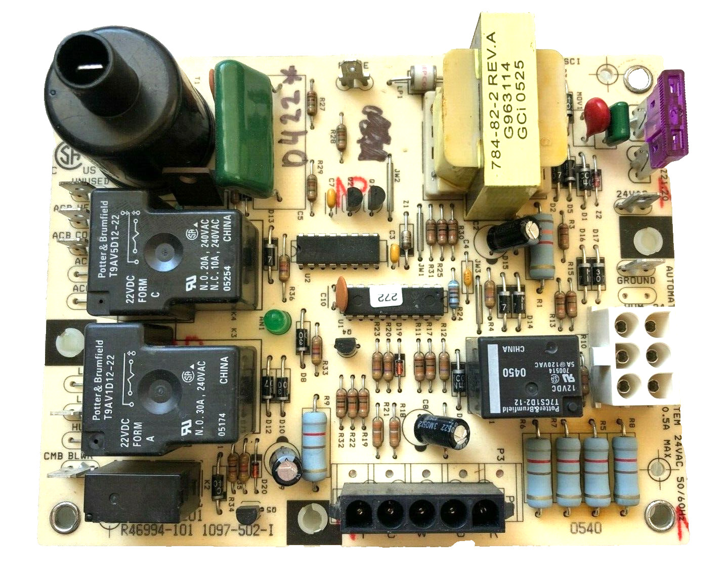 LENNOX 1097-502-I 60M3201 R46994-101  Furnace Control Board  used #D422*