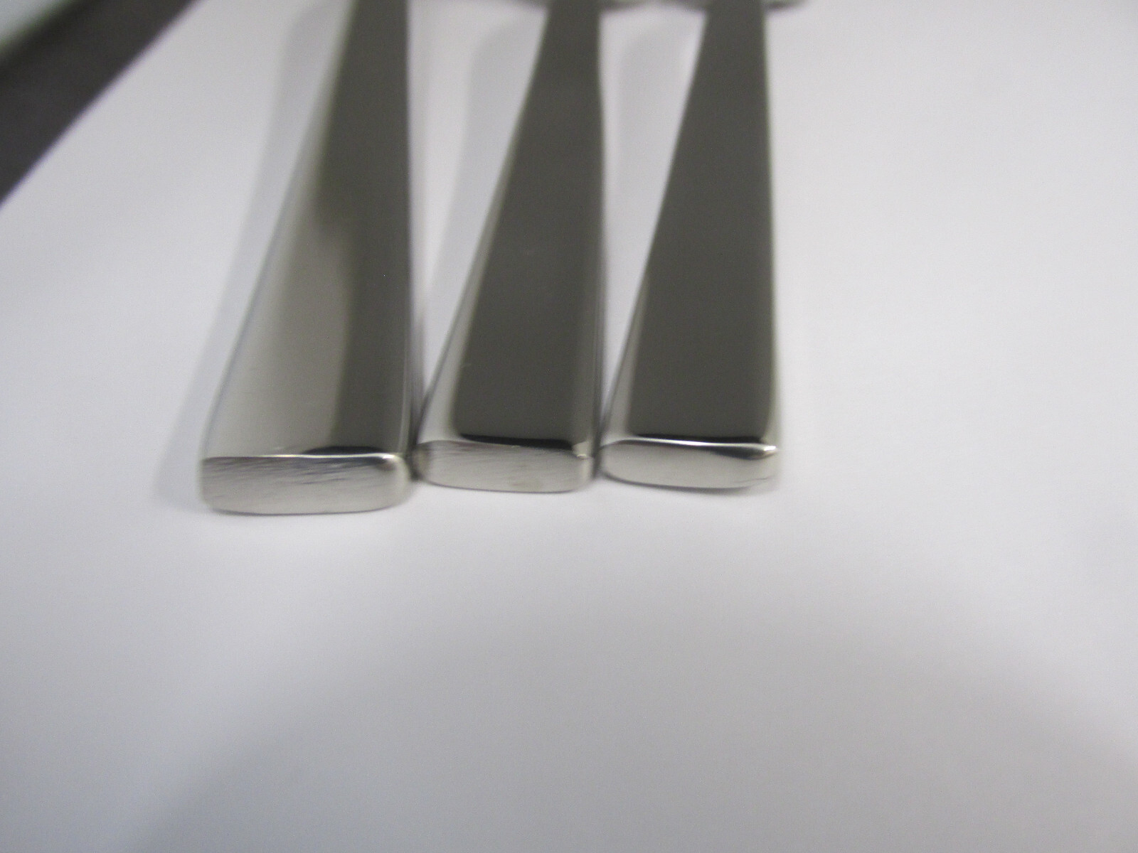 PATTERN COLE STAINLESS FLATWARE 3 SOUP SPOONS 3 DINNER 3 SALAD FORKS REED BARTON