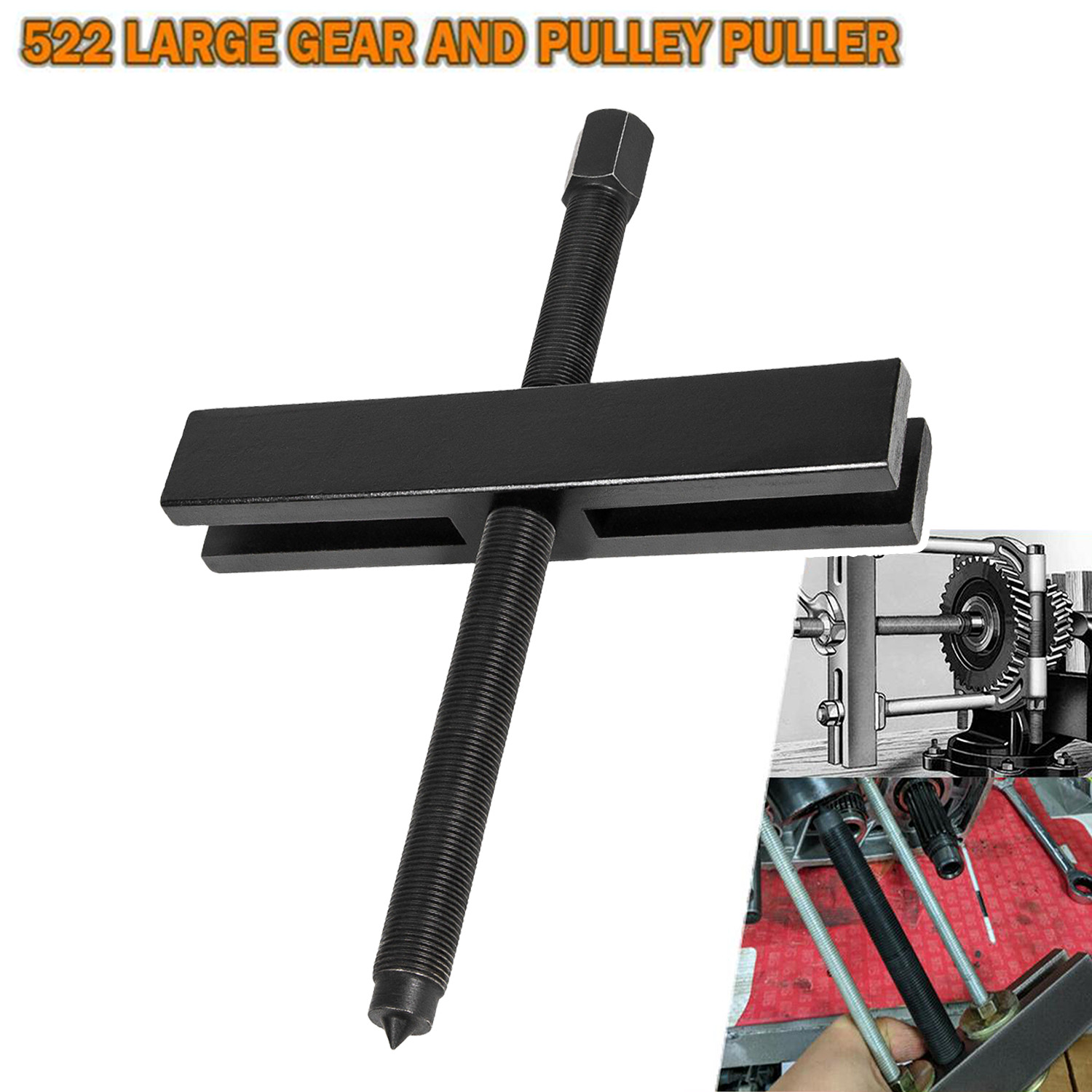 Large Gear and Pulley Puller Alternative to Ford D80L-522-A and 303-D025
