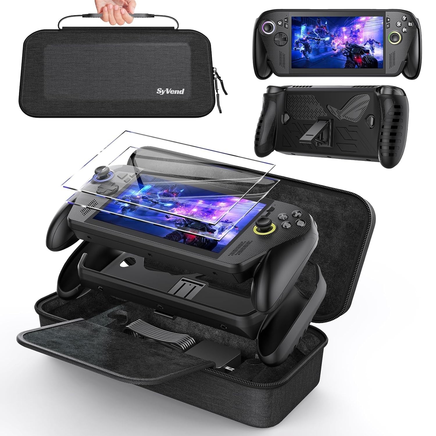 Carrying Case 3 in 1 Accessories Compatible with ASUS ROG Xbox Ally & ROG Xbox A