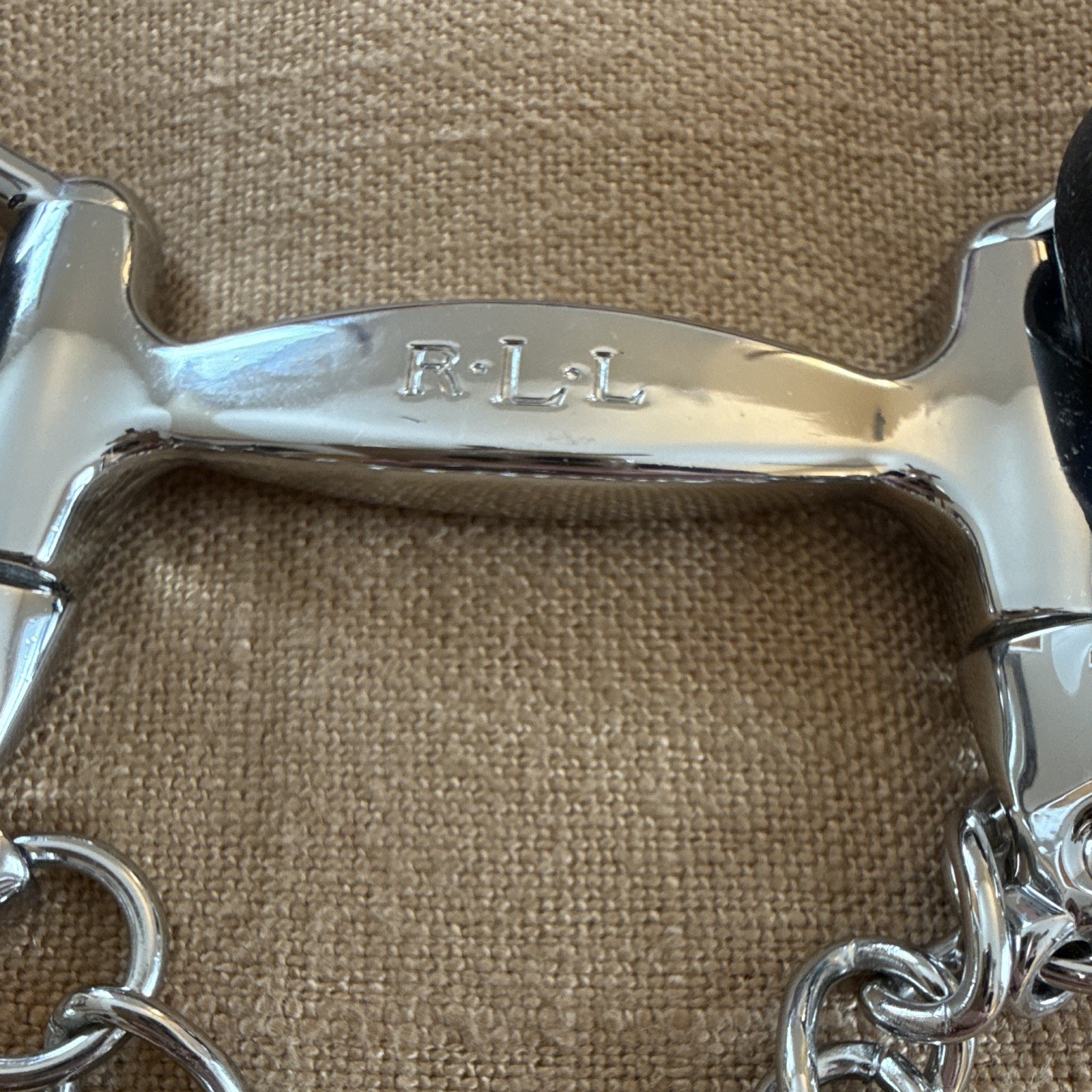 Ralph Lauren RLL MPN RLL Pelham Bit - Leather Material