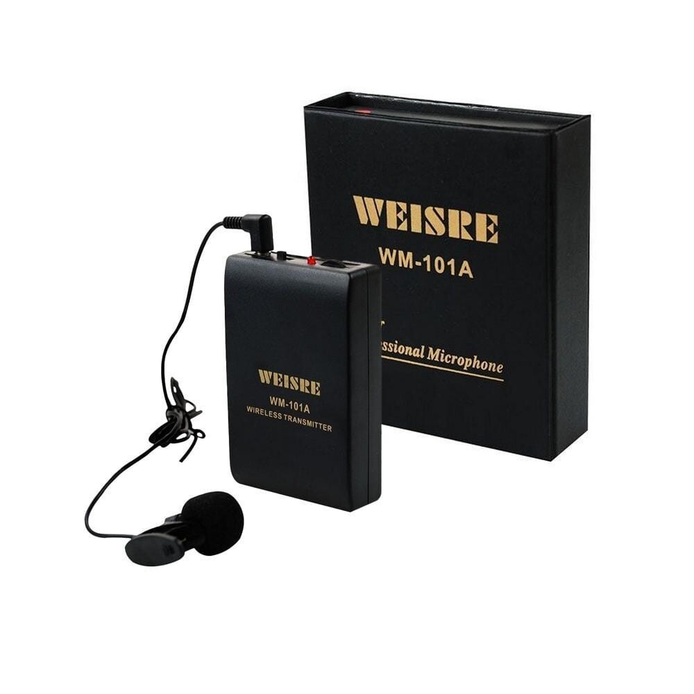 Weisre Wm-101A Professional Wireless Lavalier  Microphone & Wireless Receiver™