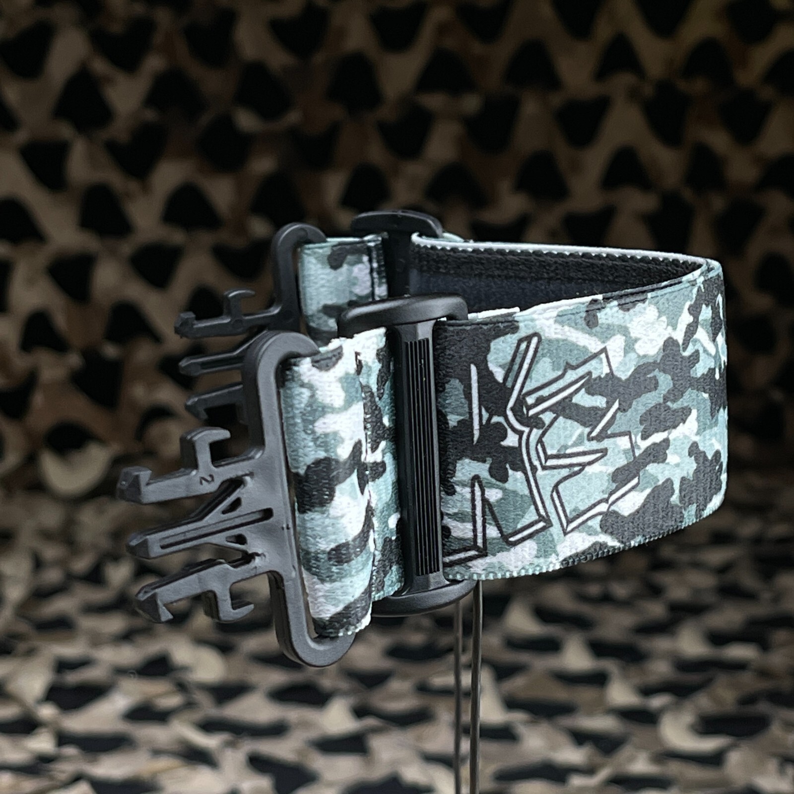NEW KM Paintball Grill Goggle Strap - Grey Camo