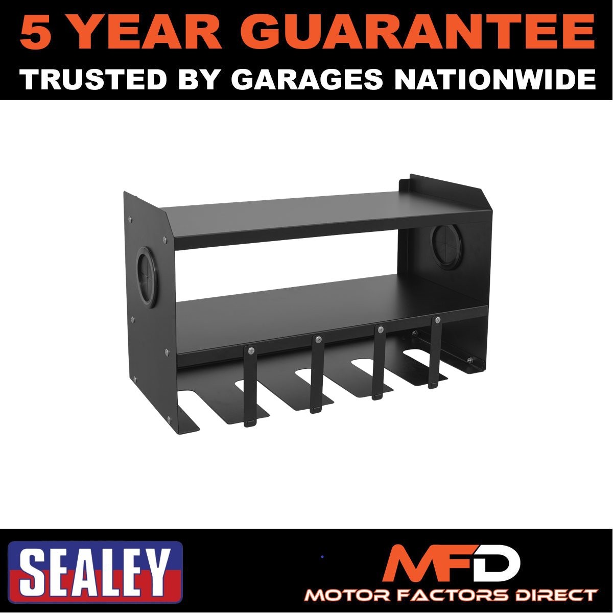 Sealey Power Tool Storage Rack 5 Bay PTSR5