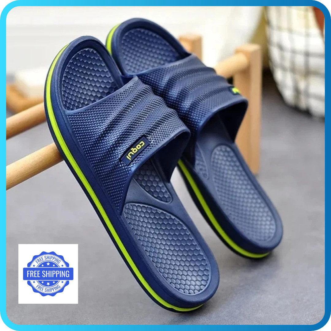 Men's EVA SLIPPERS Soft Non-Slip Indoor House Bathroom Shoes Summer Lightweight