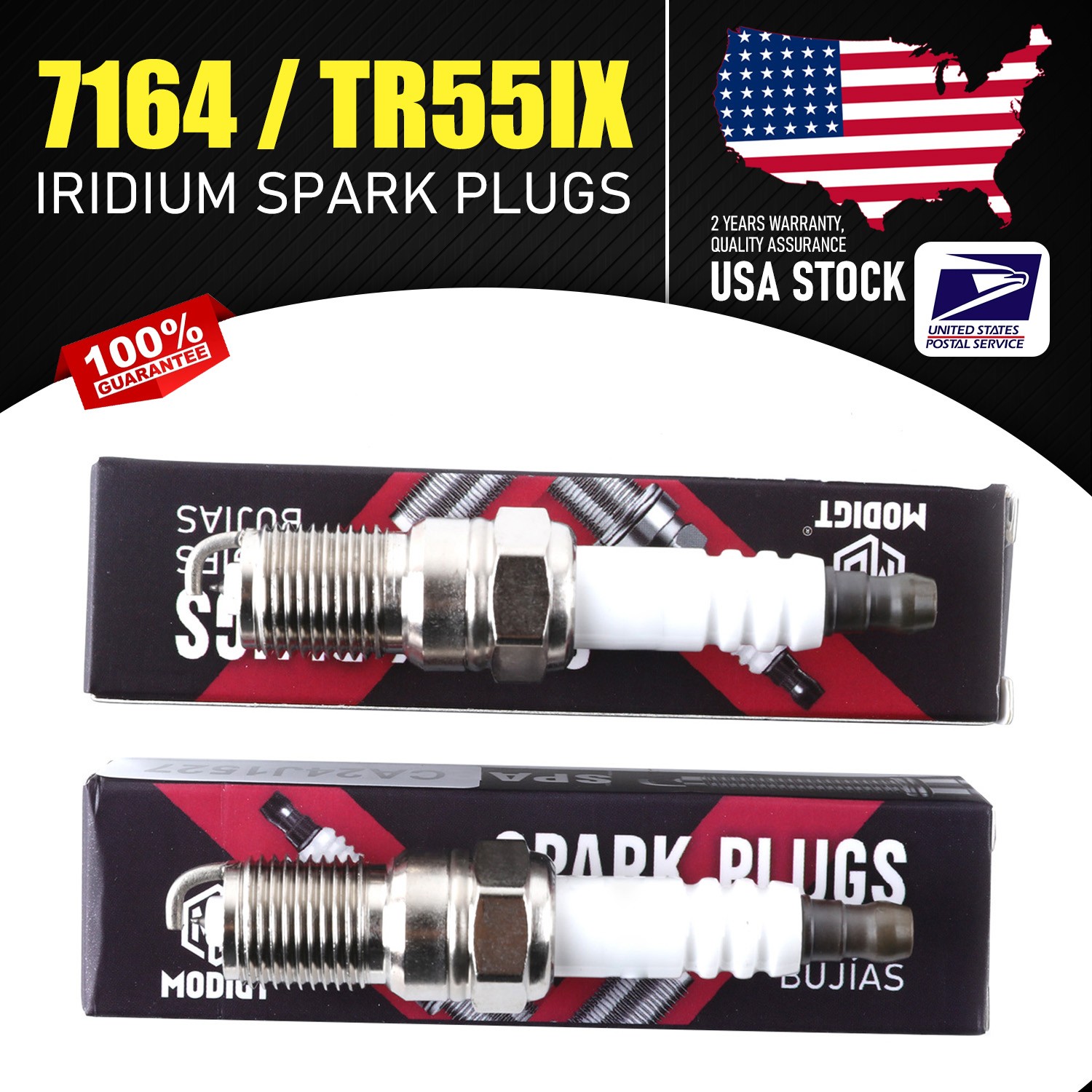 6 Pcs OEM Replacement For NGK 7164 / TR55IX Premium Iridium IX Spark Plugs NEW