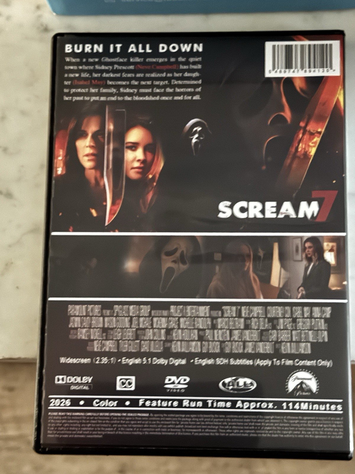 SCREAM 7 DVD Brand New Unsealed