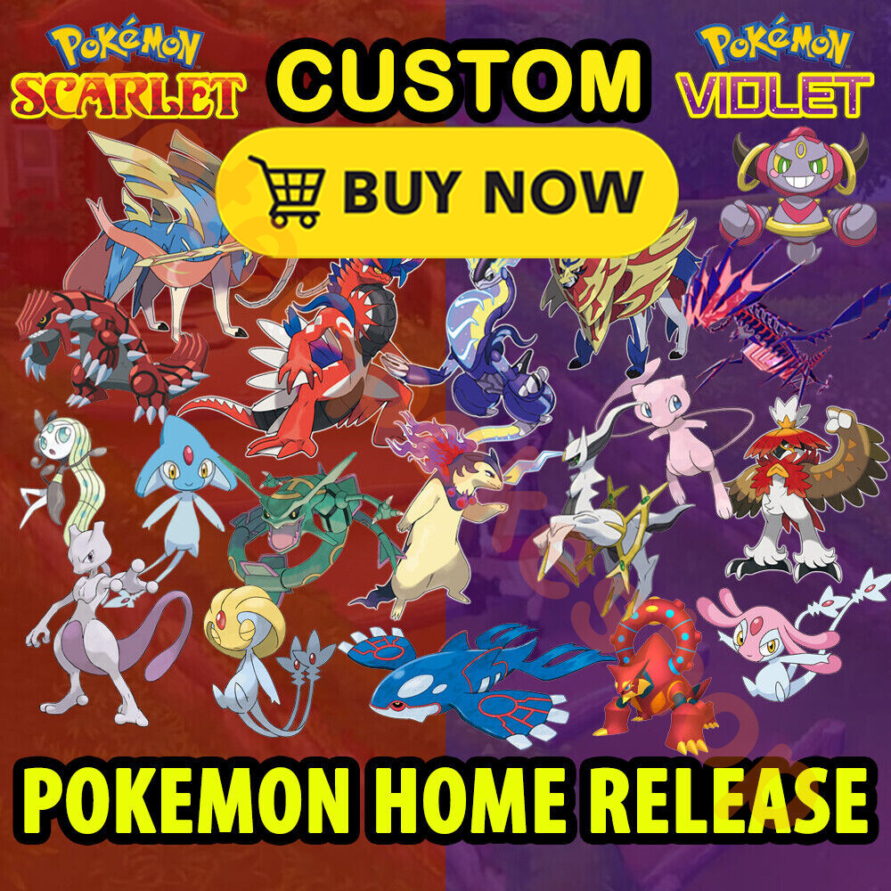 Pokemon Release The Indigo Disk DLC ✨Shiny✨ Scarlet and Violet Custom Any 6IV