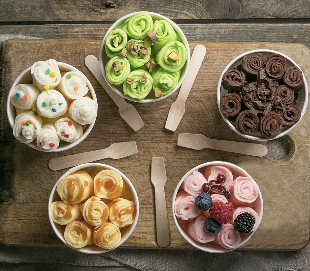 Triple Freeze Rolled Ice Cream Machine