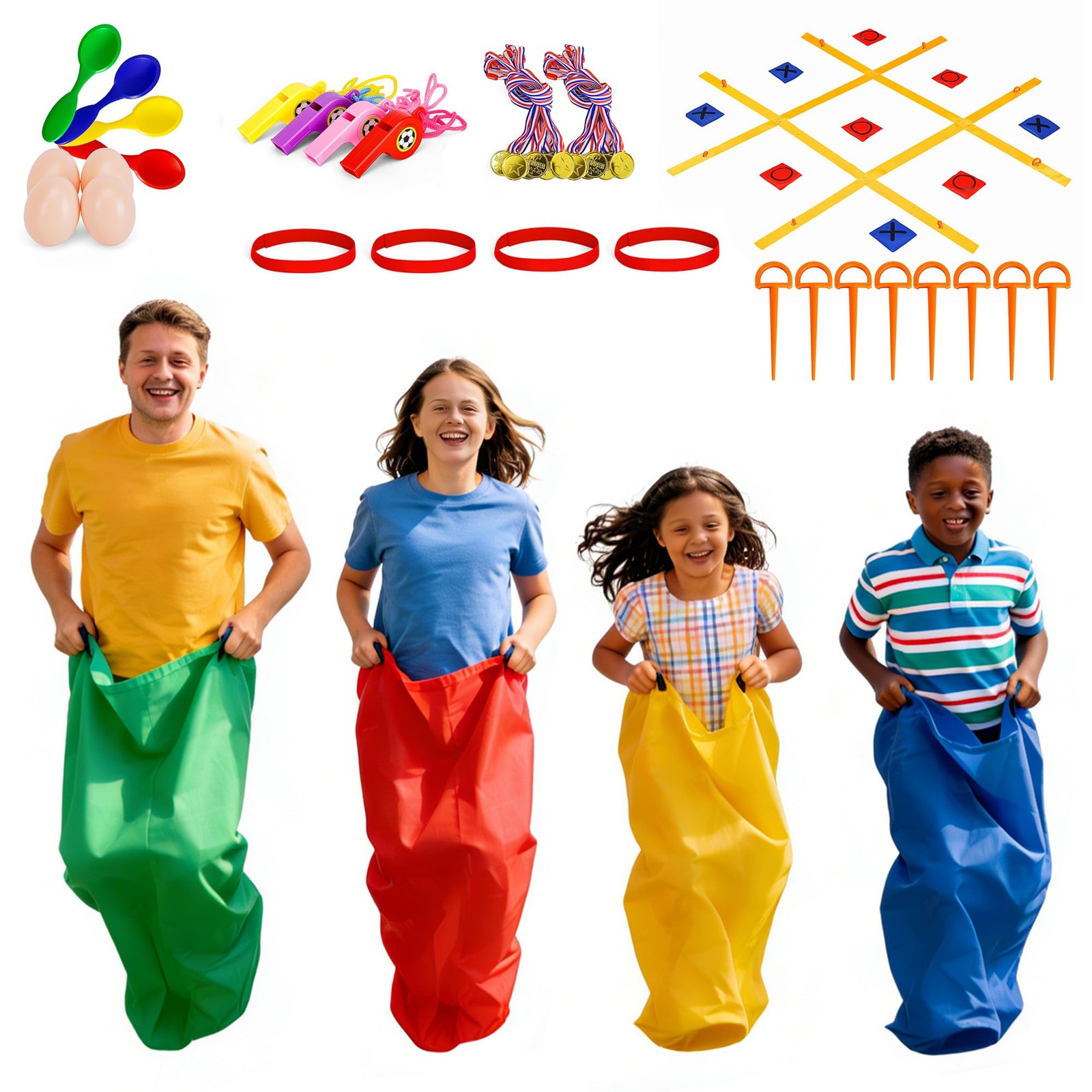 Outdoor Games Kit,Outside Toys,39 Pieces Outdoor Carnival Games,Yard Game,Pot...