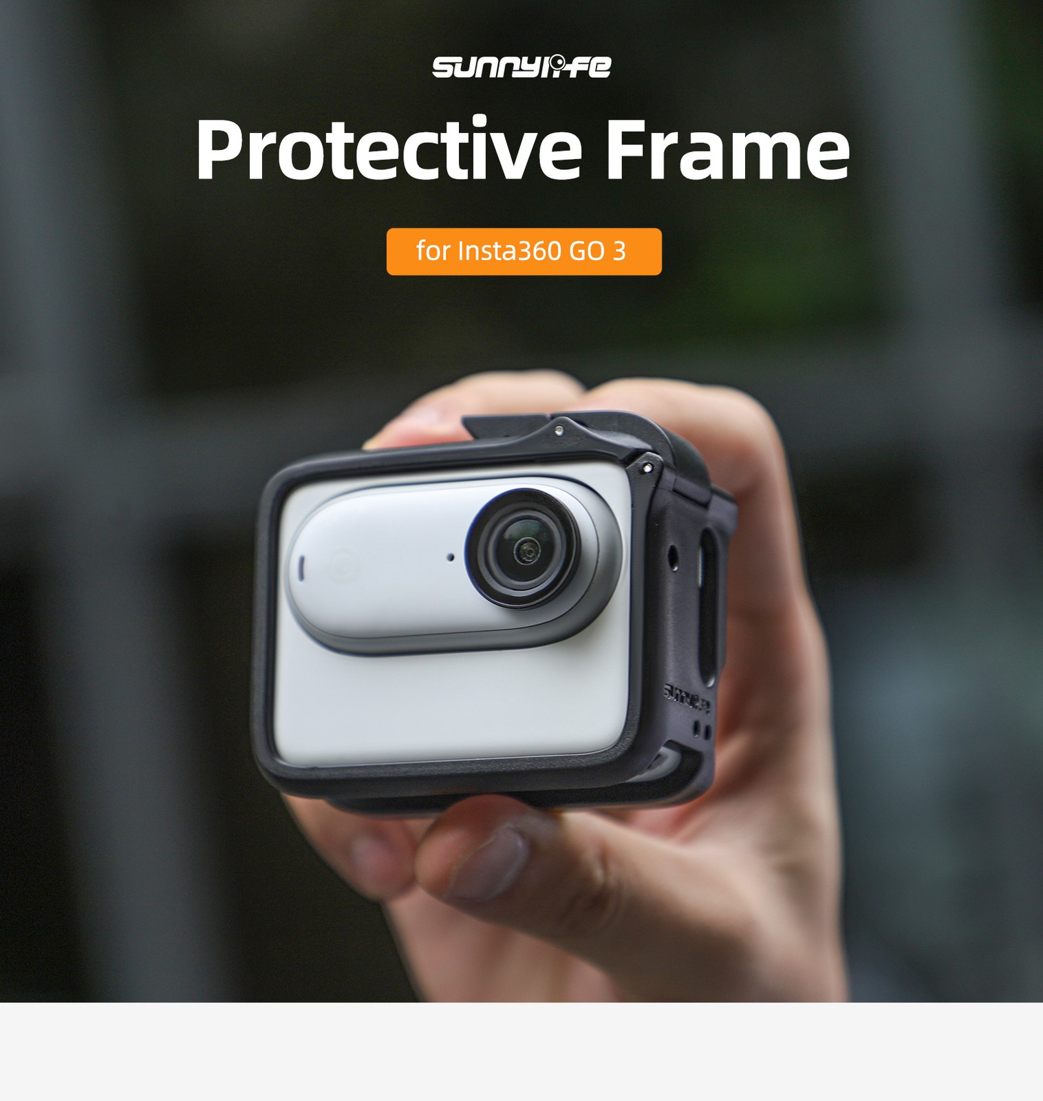 For Insta360 GO 3 Camera Protective Frame Mount Cover Quick Release Accessories