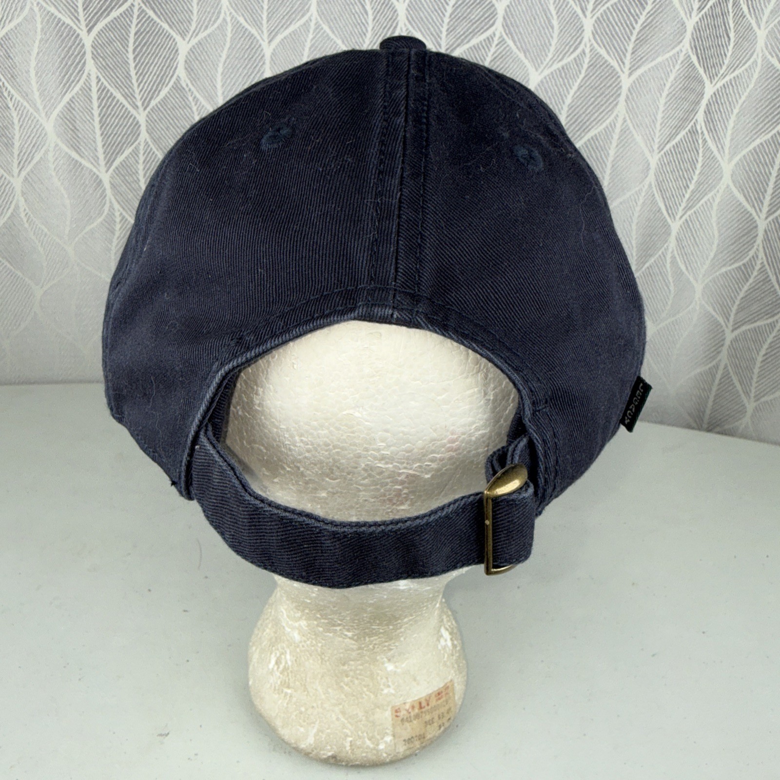 Elmhurst University Blue Jays Legacy Navy Hat Cap Brite Blue Letters StrapBuckle