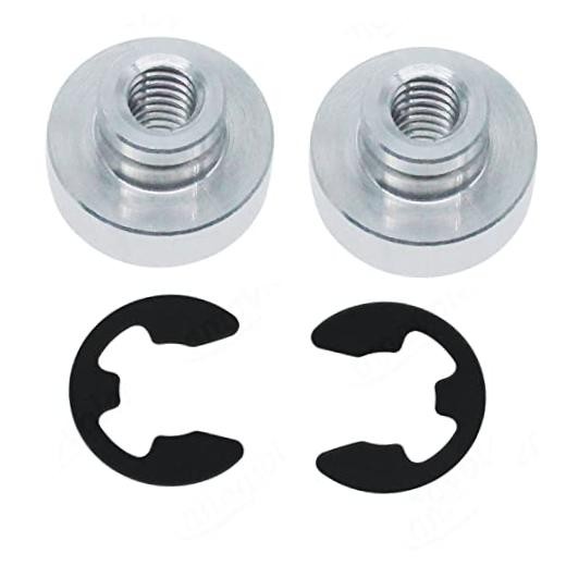 2 PCS Fender Seat Nut Kit for Harley Electra Glide Street Glide Sportster 1997