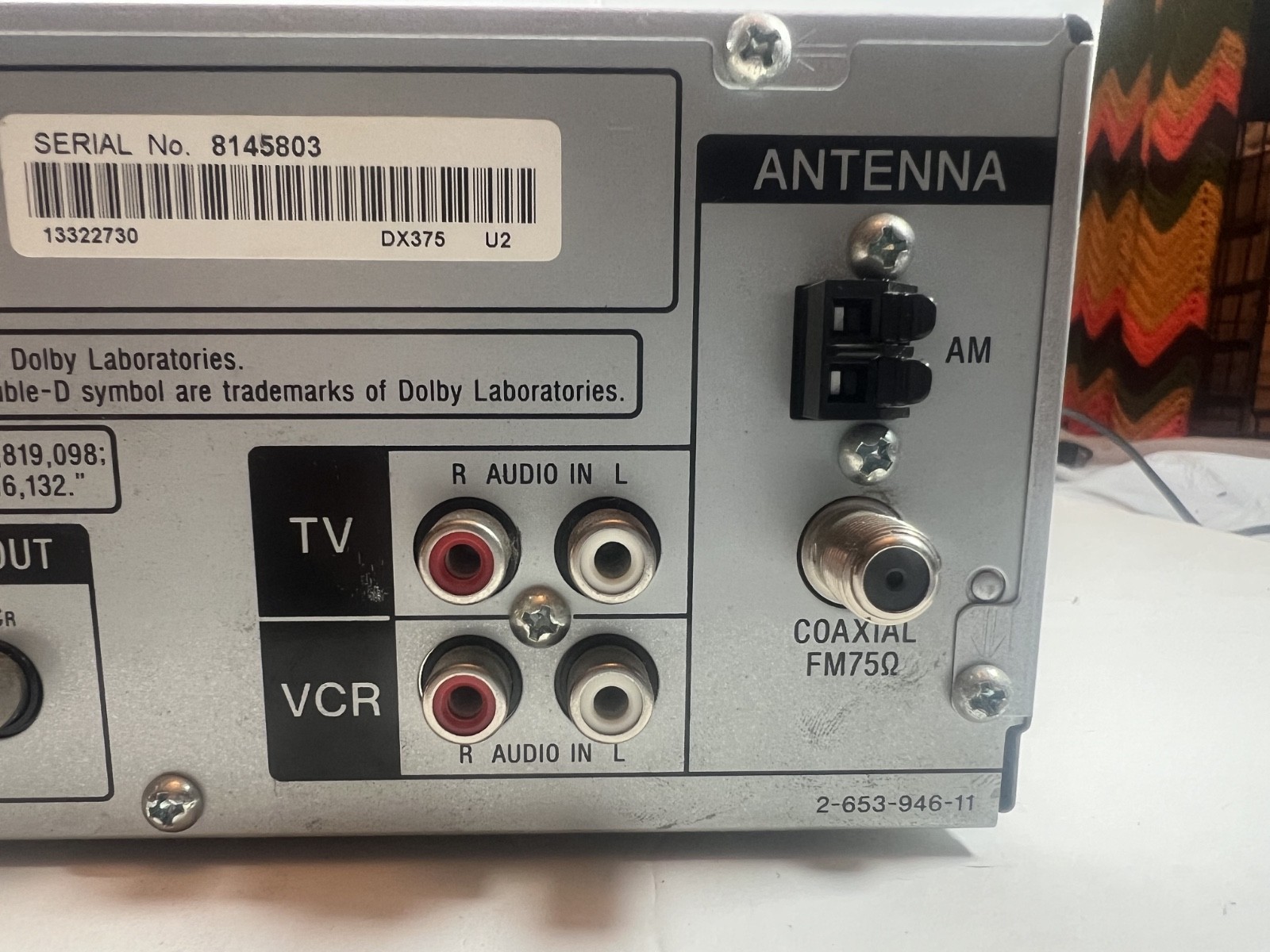 Sony HCD-DX375 Super Audio CD.DVD Receiver